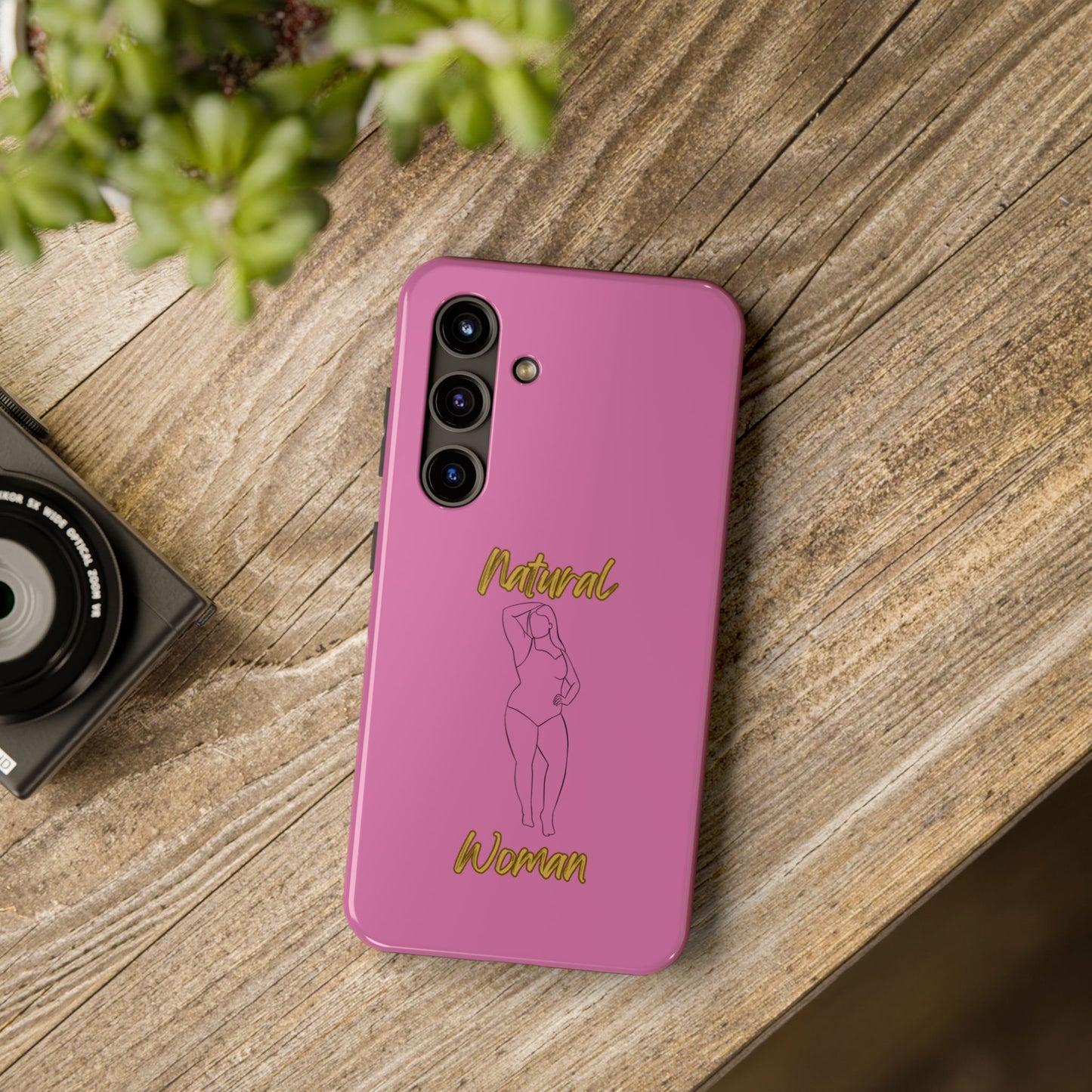 Natural Woman Looking Good (BL)Tough Phone Cases LIGHT PINK
