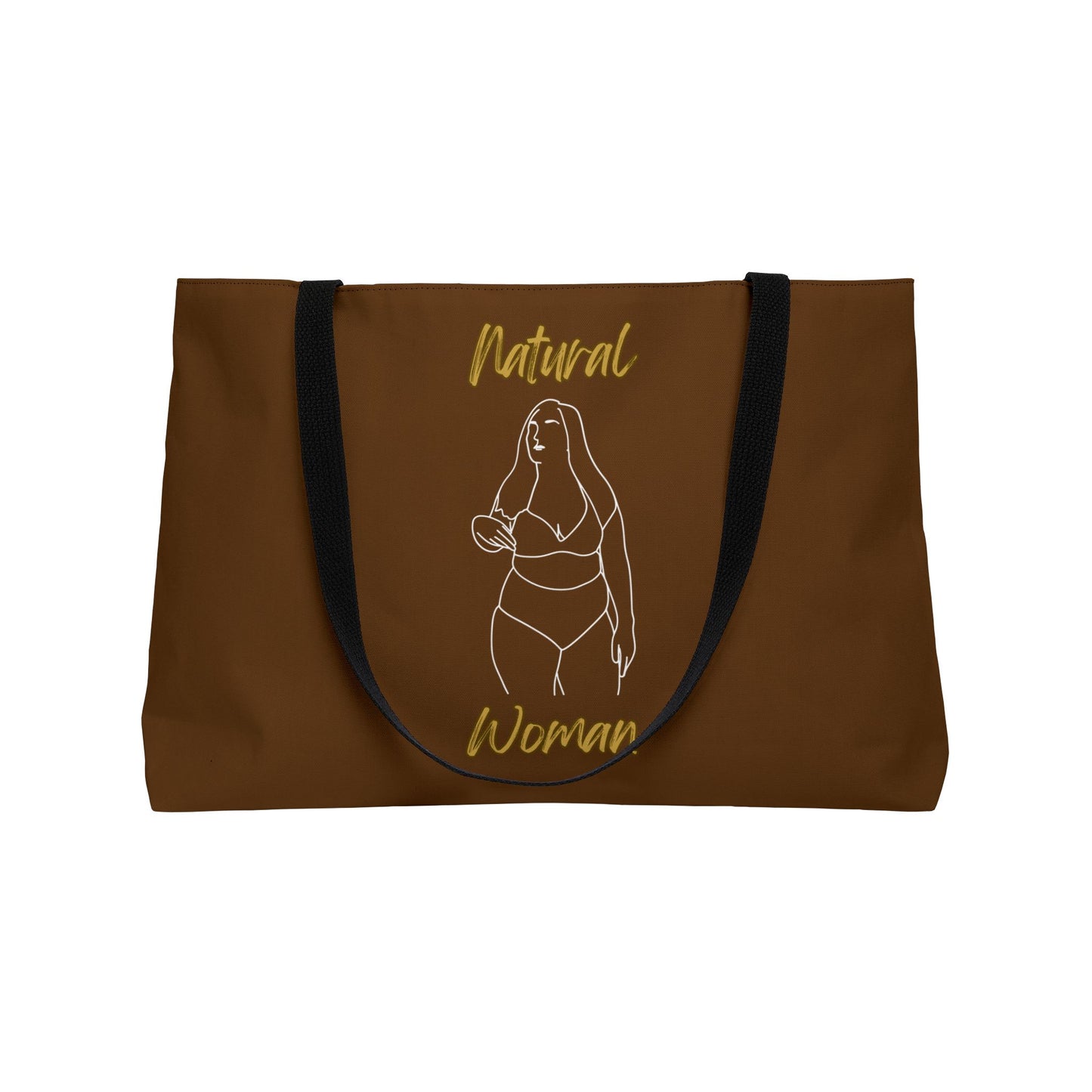 Natural Woman Full Beauty (WL) Weekender Tote Bag BROWN