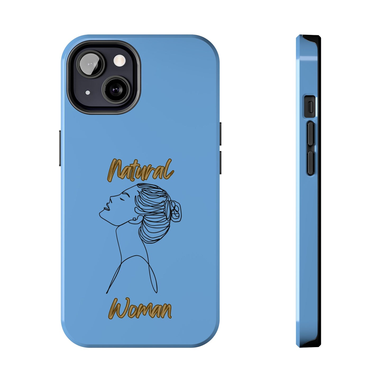 Natural Woman Wet Bun (BL) Tough Phone Cases LIGHT BLUE