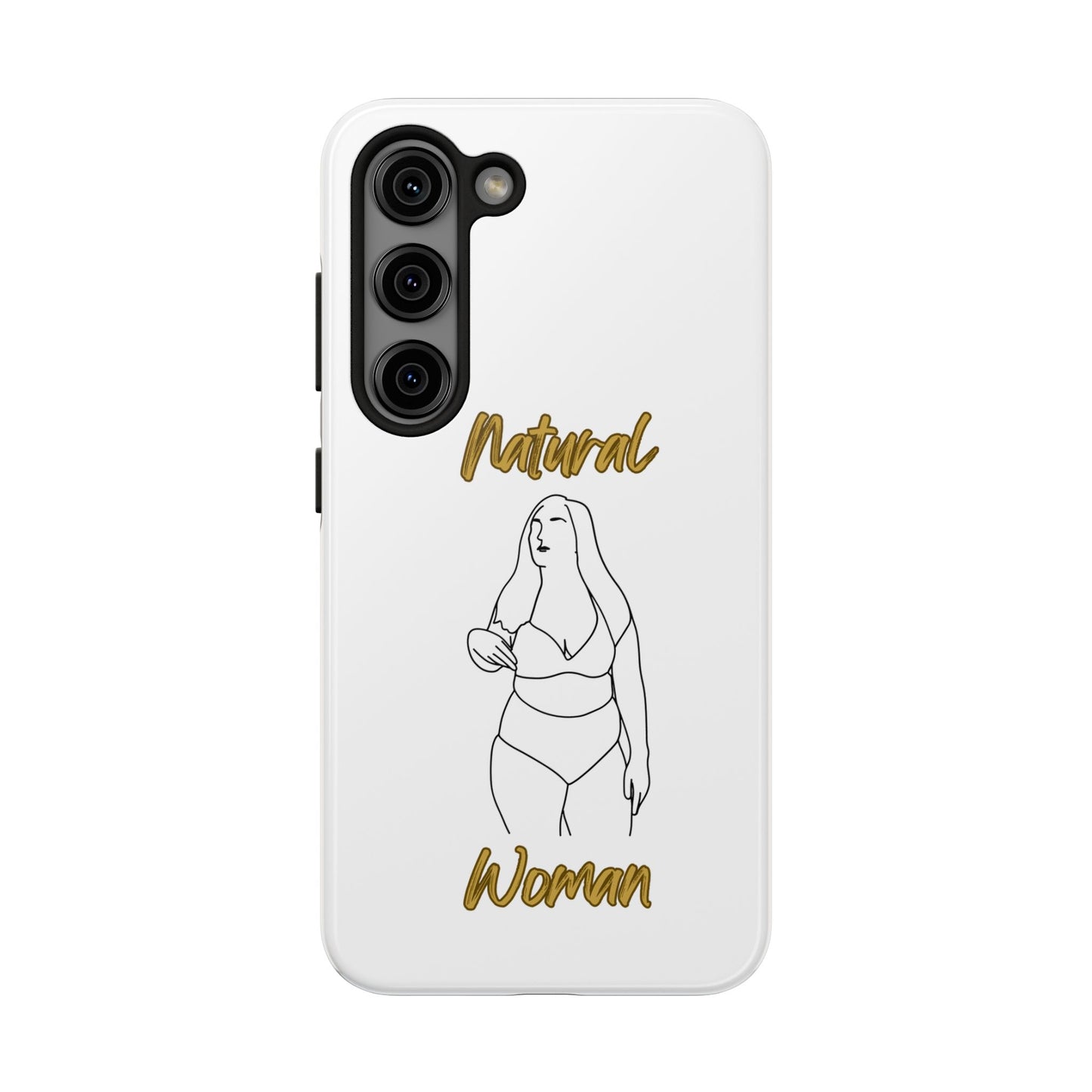 Natural Woman Full Beauty (BL)Tough Phone Cases WHITE