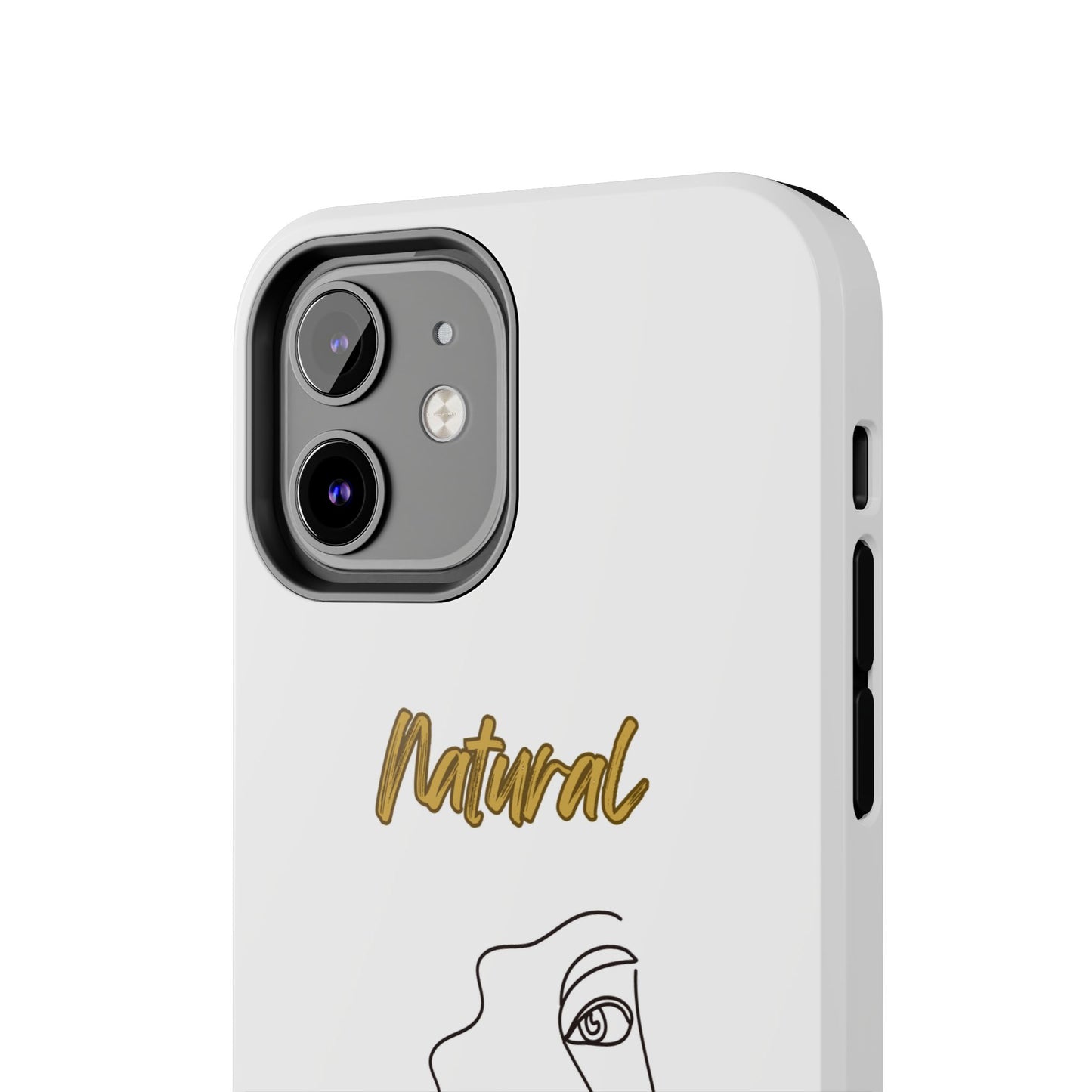 Natural Woman Peekaboo (BL)Tough Phone Cases WHITE