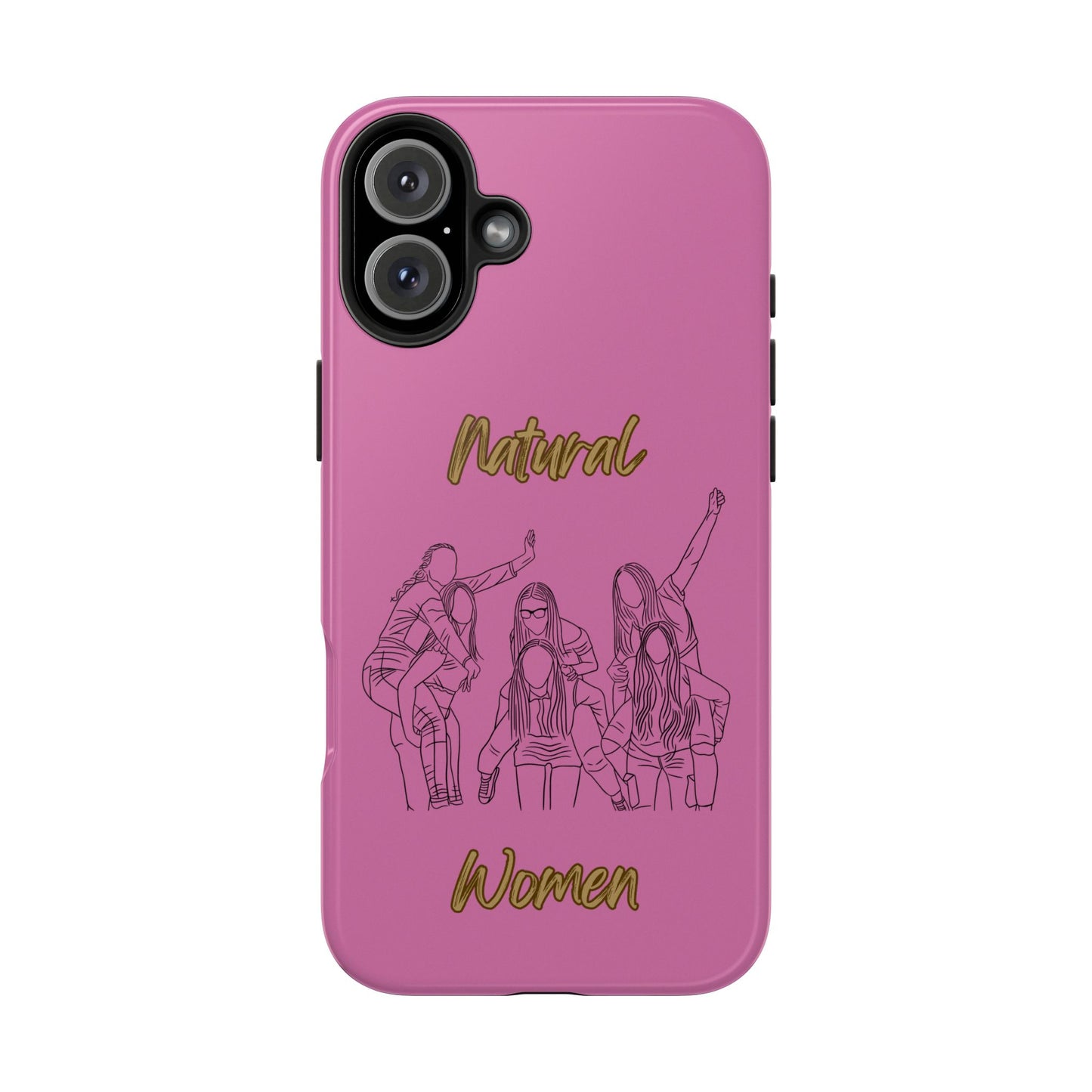 Natural Woman Piggy Back (BL)Tough Phone Cases LIGHT PINK