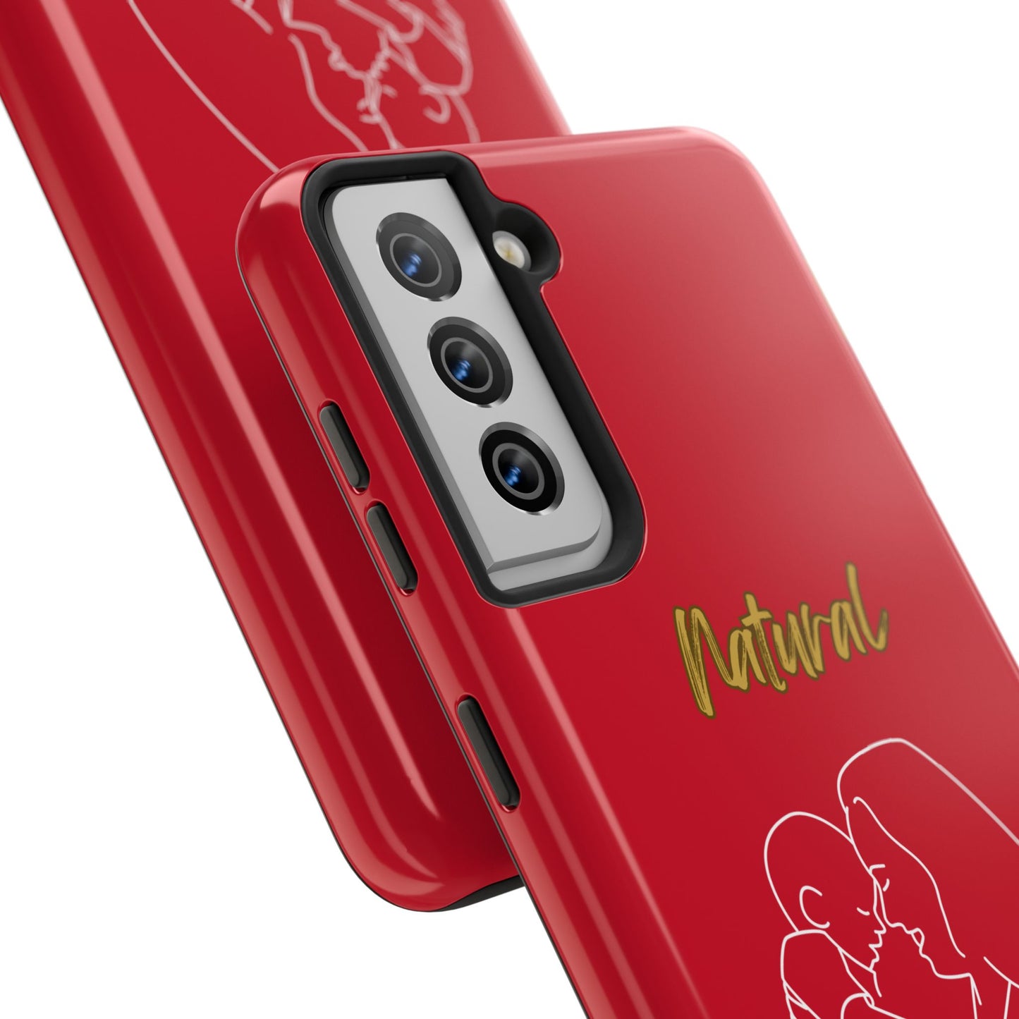 Natural Woman Joy (WL) Tough Phone Cases DARK RED