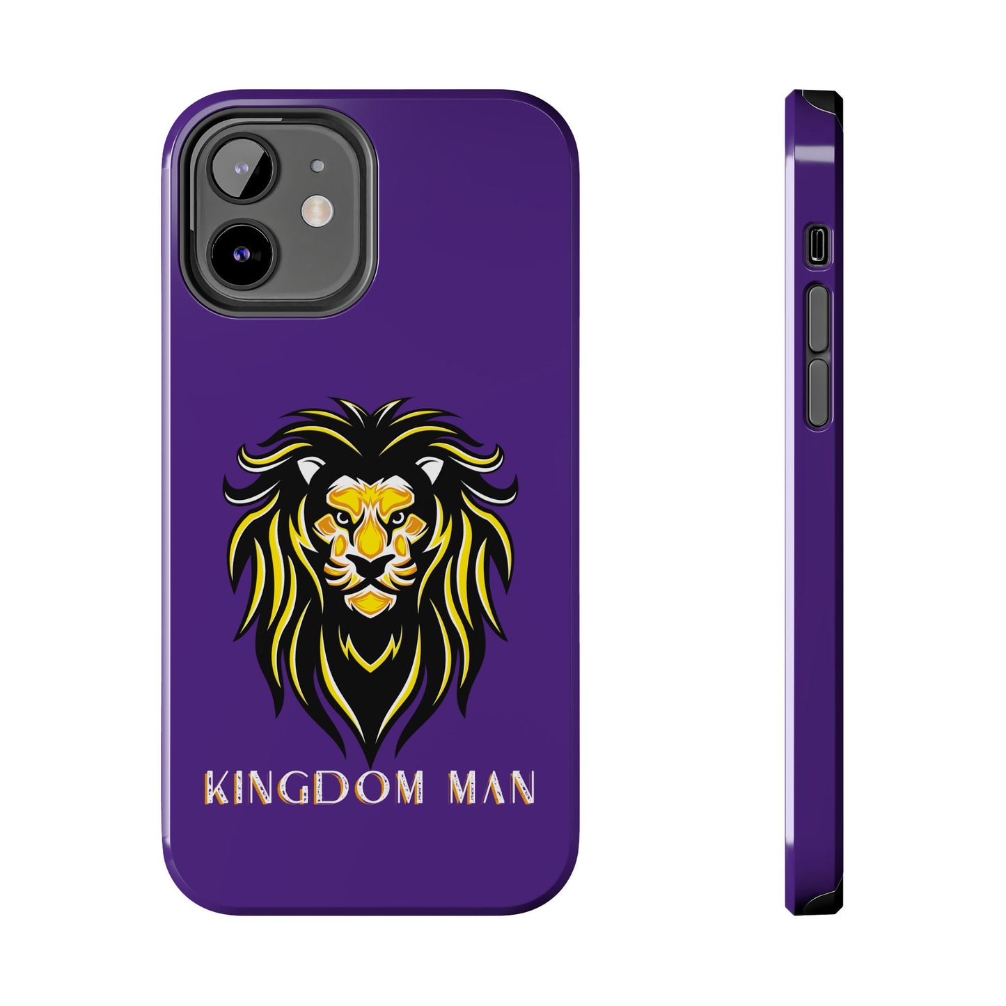 Kingdom Man (White-Gold Label) Tough Phone Case PURPLE