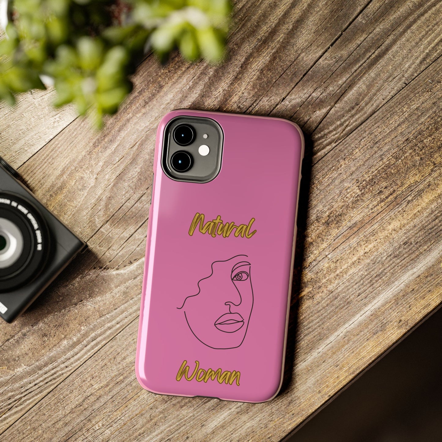 Natural Woman Peekaboo (BL)Tough Phone Cases LIGHT PINK