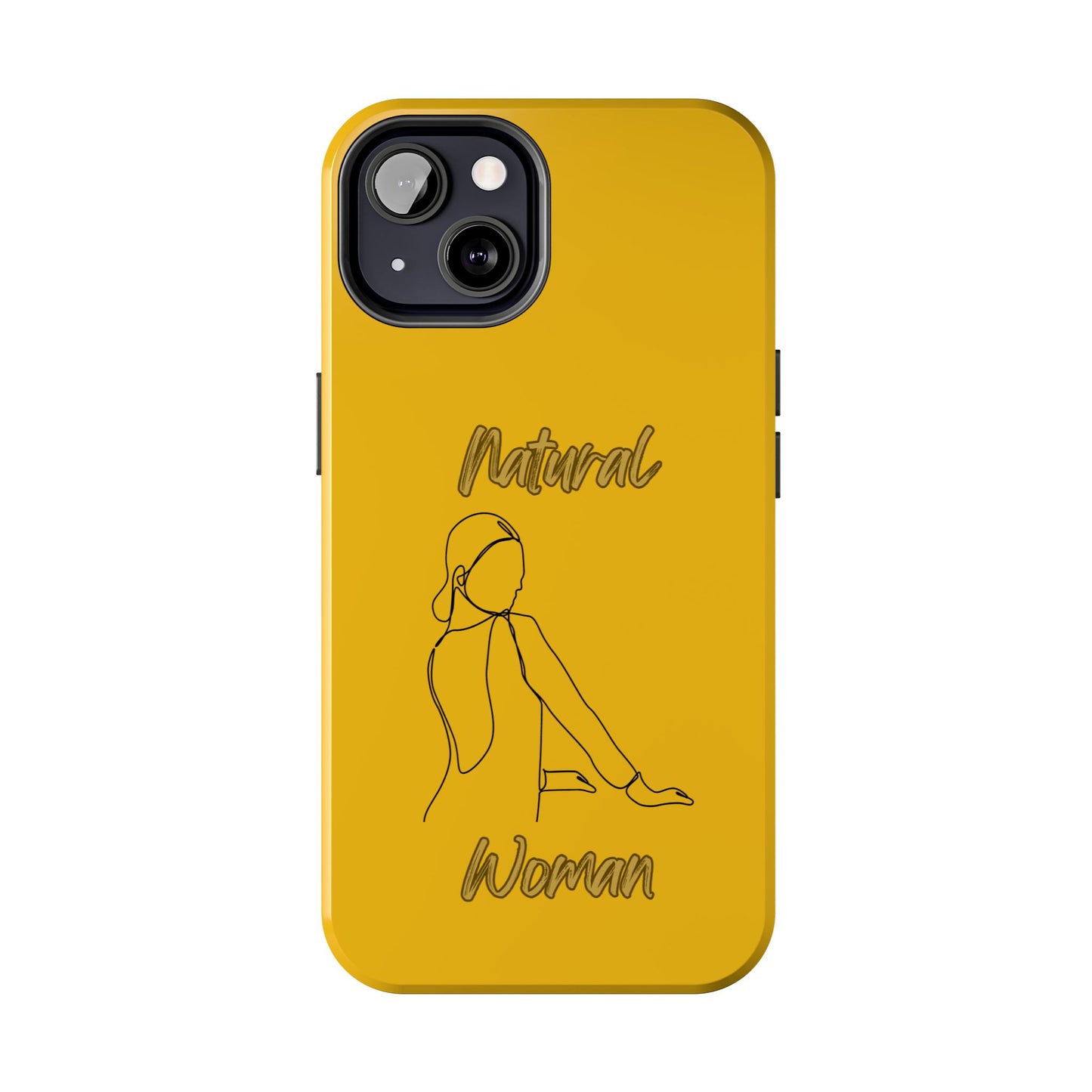 Natural Woman Hands Free (BL)Tough Phone Cases YELLOW