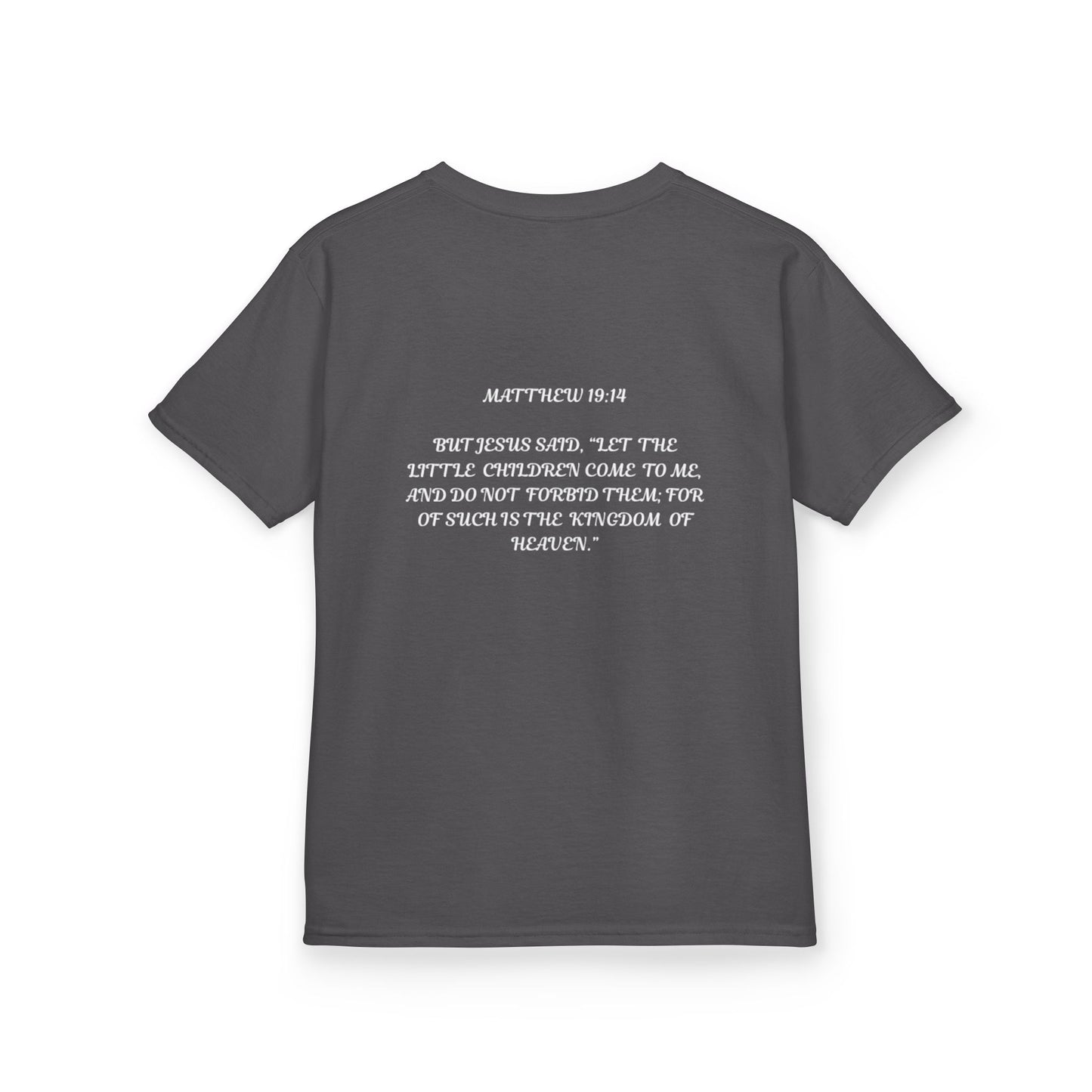 Children of the King Inspirational Kids Cotton T-Shirt (BL)