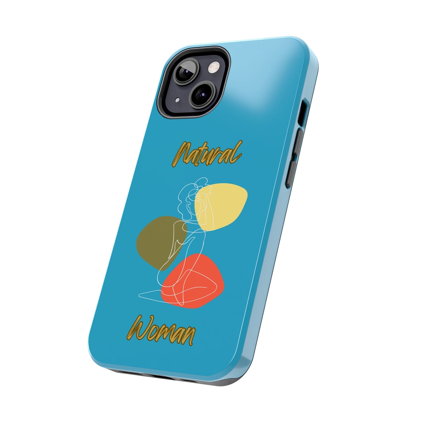 Natural Woman Colorful Pose (WL)Tough Phone Cases TURQUOISE