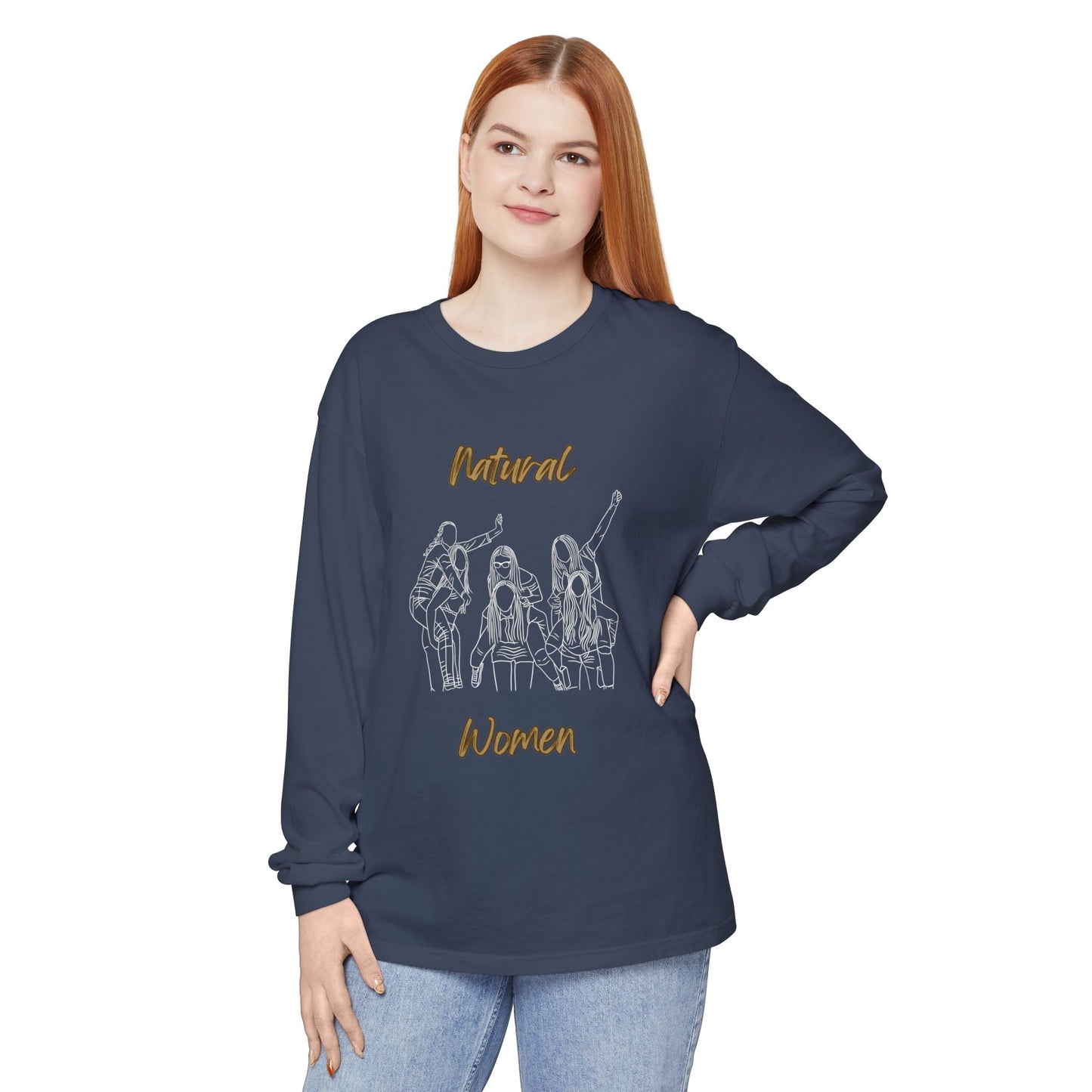 Natural Women Piggy Back (WL) Long Sleeve T-Shirt