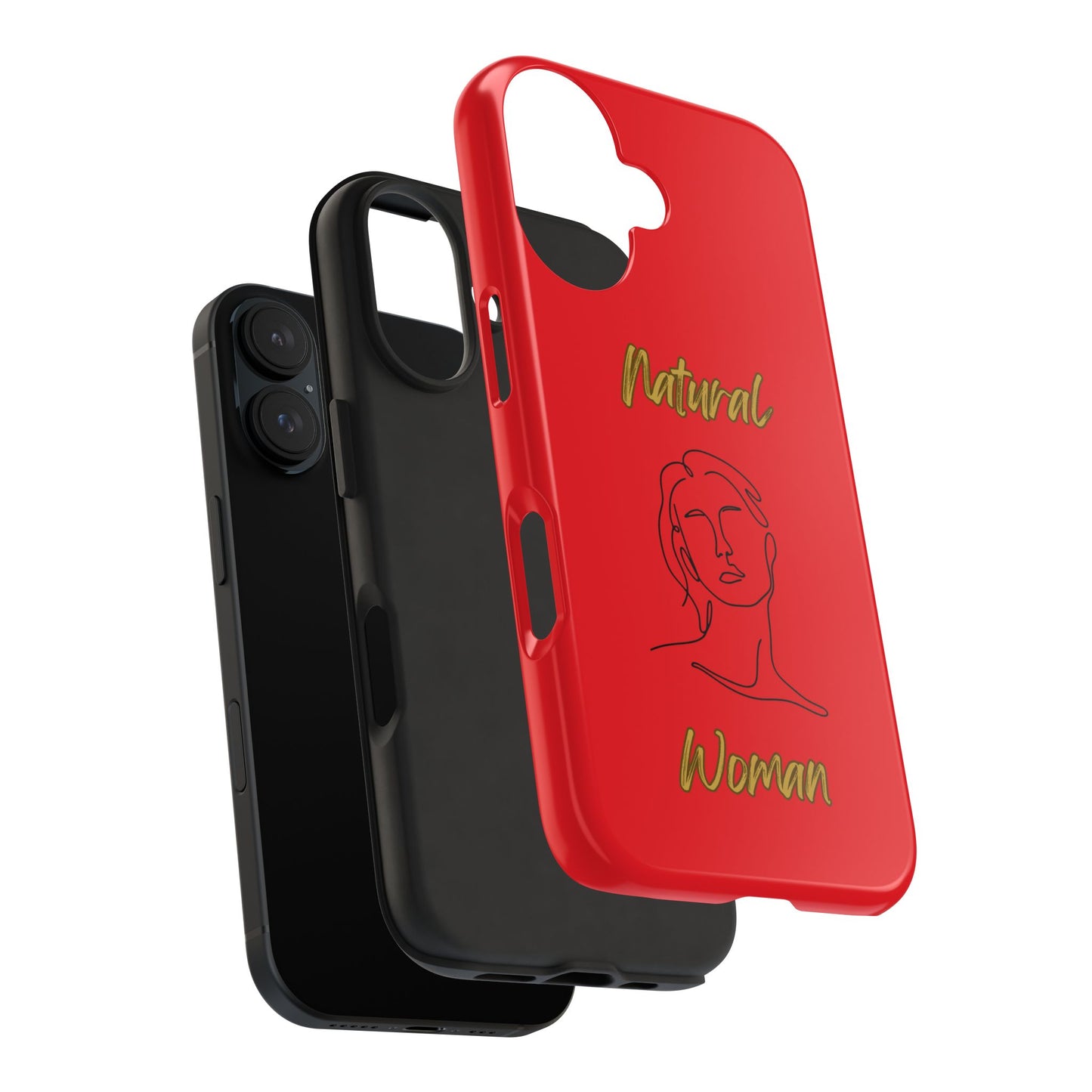 Natural Woman Hello (BL)Tough Phone Cases RED