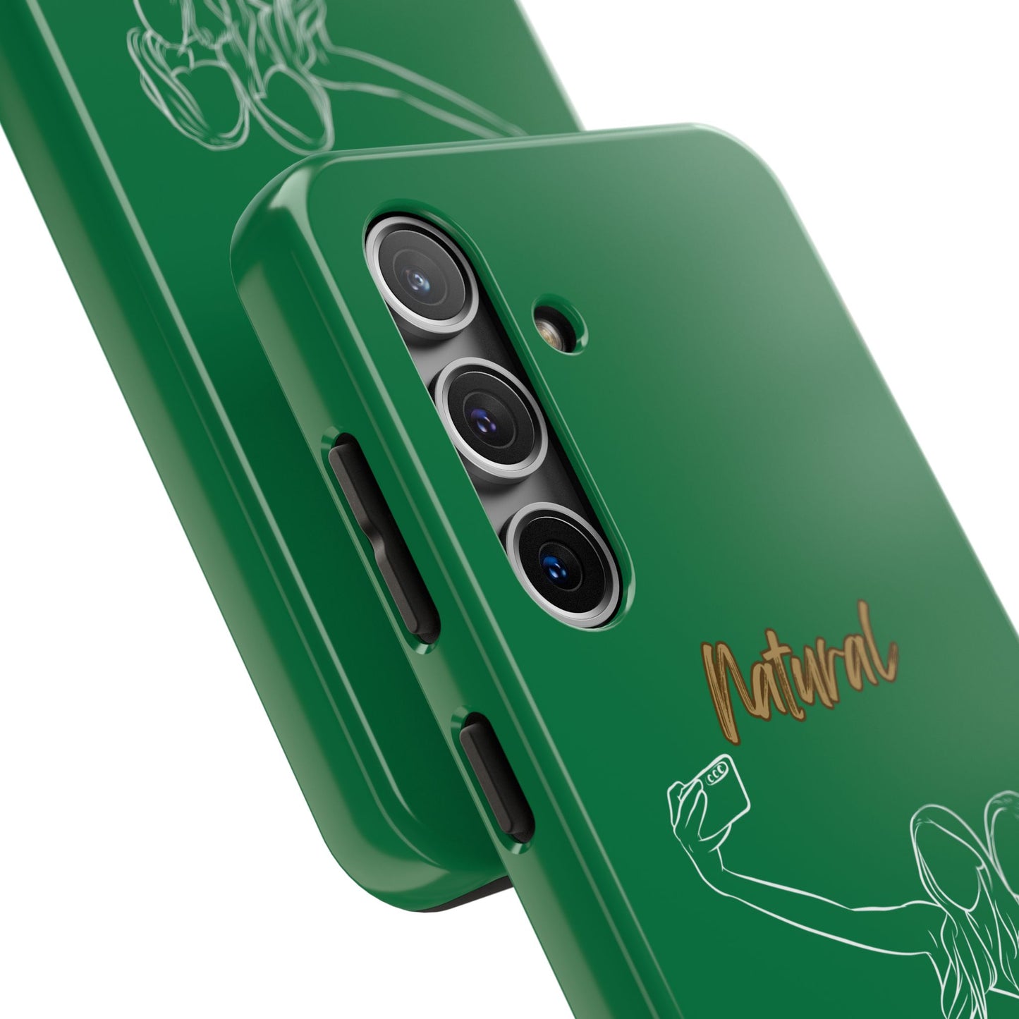 Natural Woman Friends Selfie (WL)Tough Phone Cases DARK GREEN