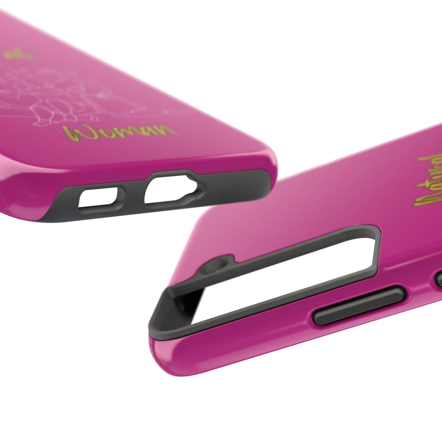 Natural Woman Bear Hugs (WL) Tough Phone Cases PINK