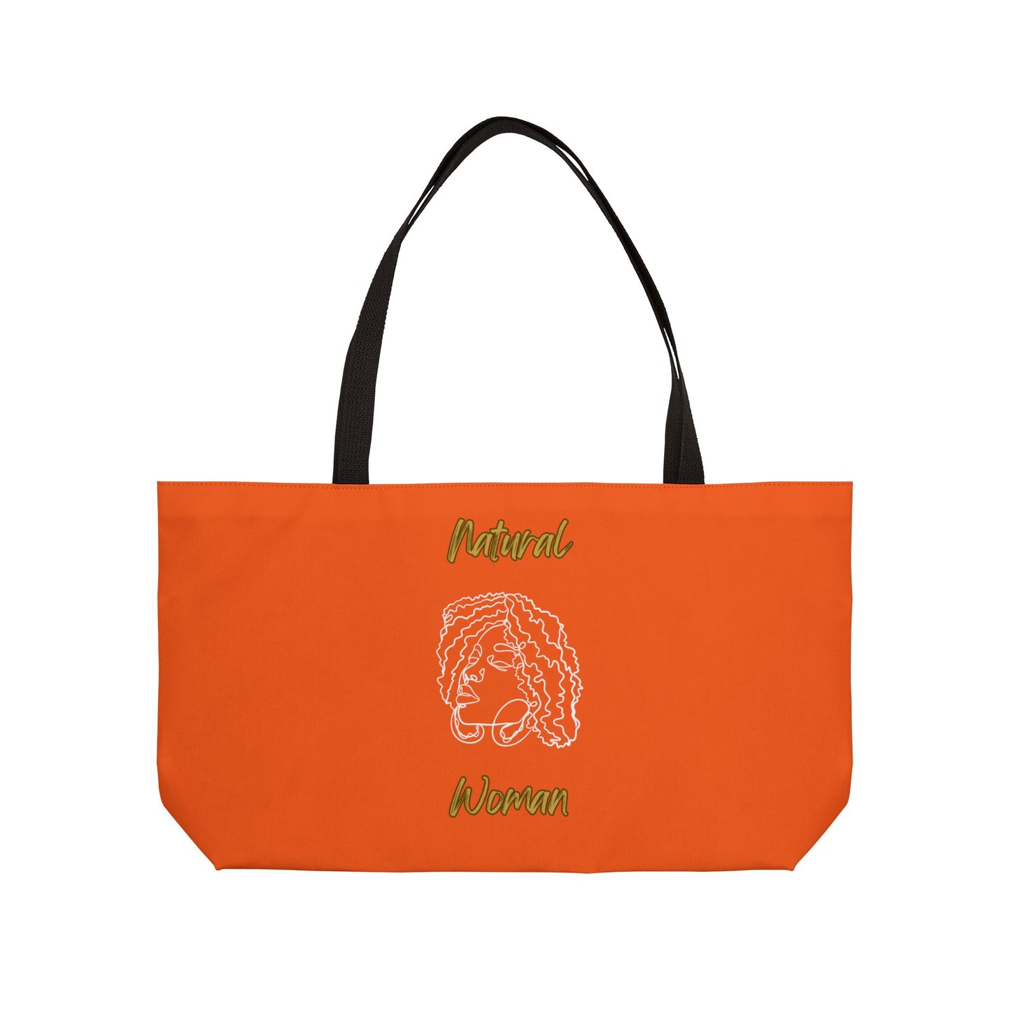Natural Woman Naturally Me (WL) Weekender Tote Bag ORANGE