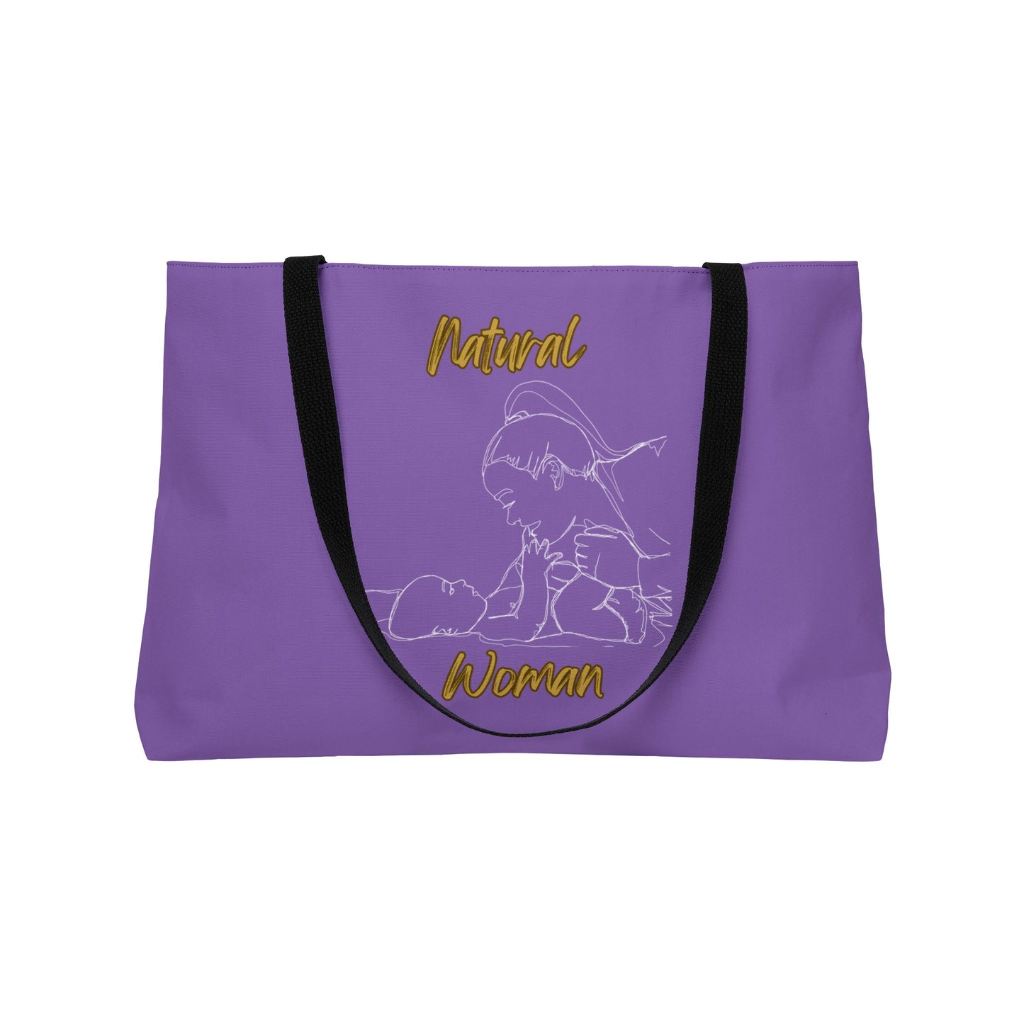 Natural Woman New Life (WL) Weekender Tote Bag LIGHT PURPLE