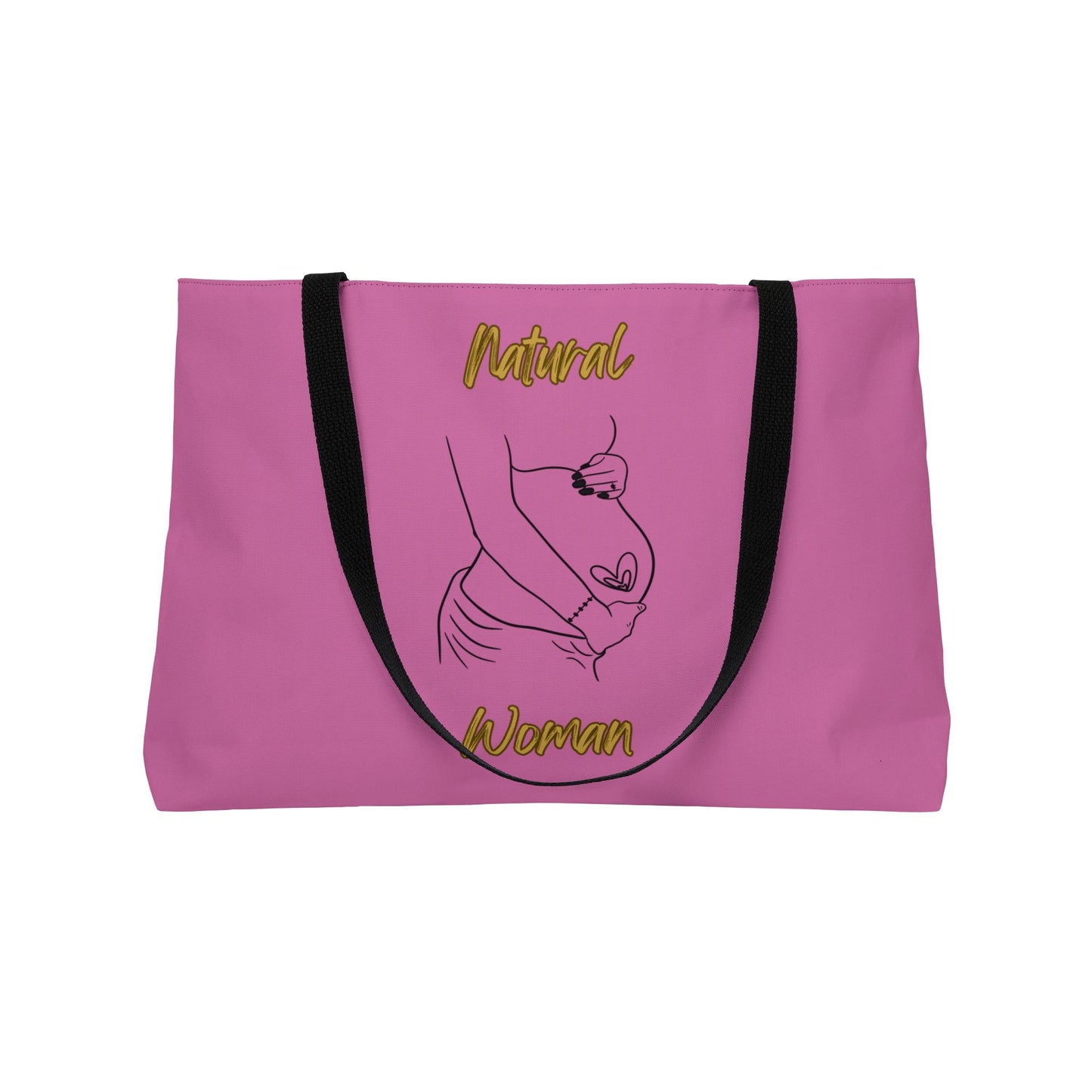 Natural Woman Loved In & Out (BL) Weekender Tote Bag LIGHT PINK