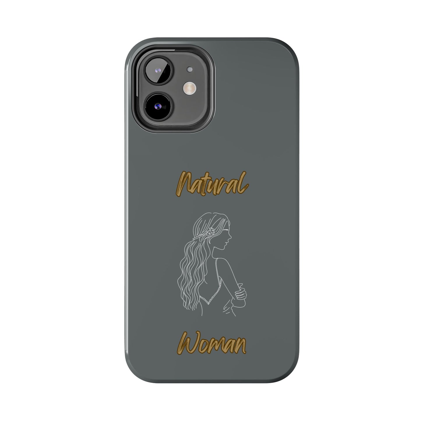 Natural Woman Young Woman (WL)Tough Phone Cases DARK GREY