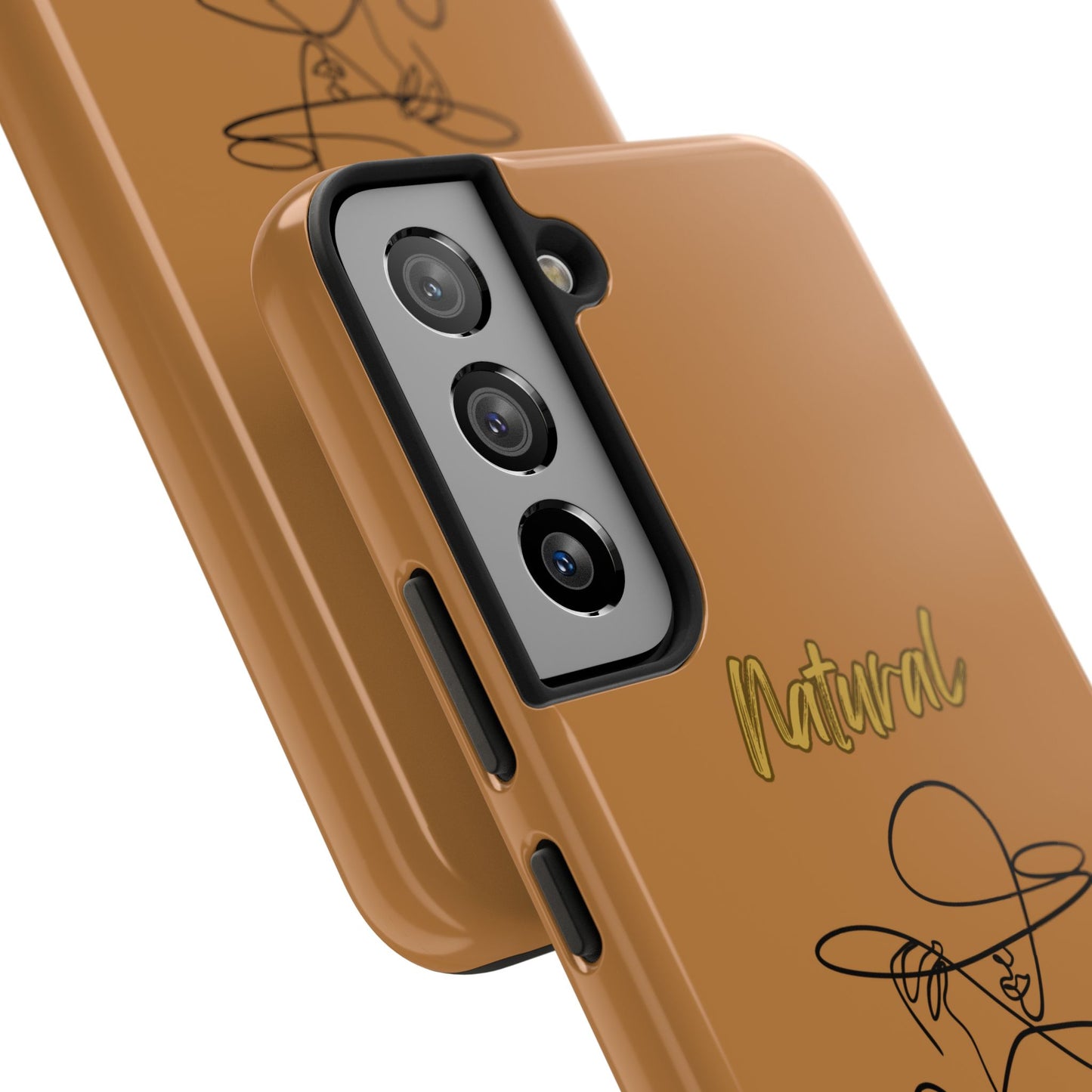 Natural Woman An Original (BL)Tough Phone Cases LIGHT BROWN