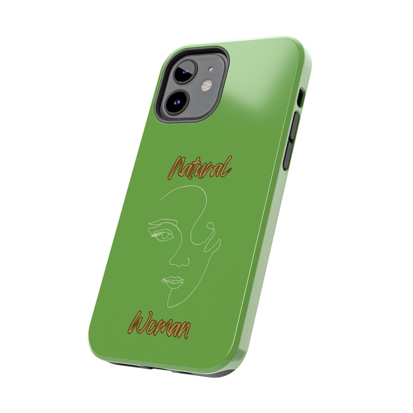 Natural Woman Looking (WL) Tough Phone Cases GREEN
