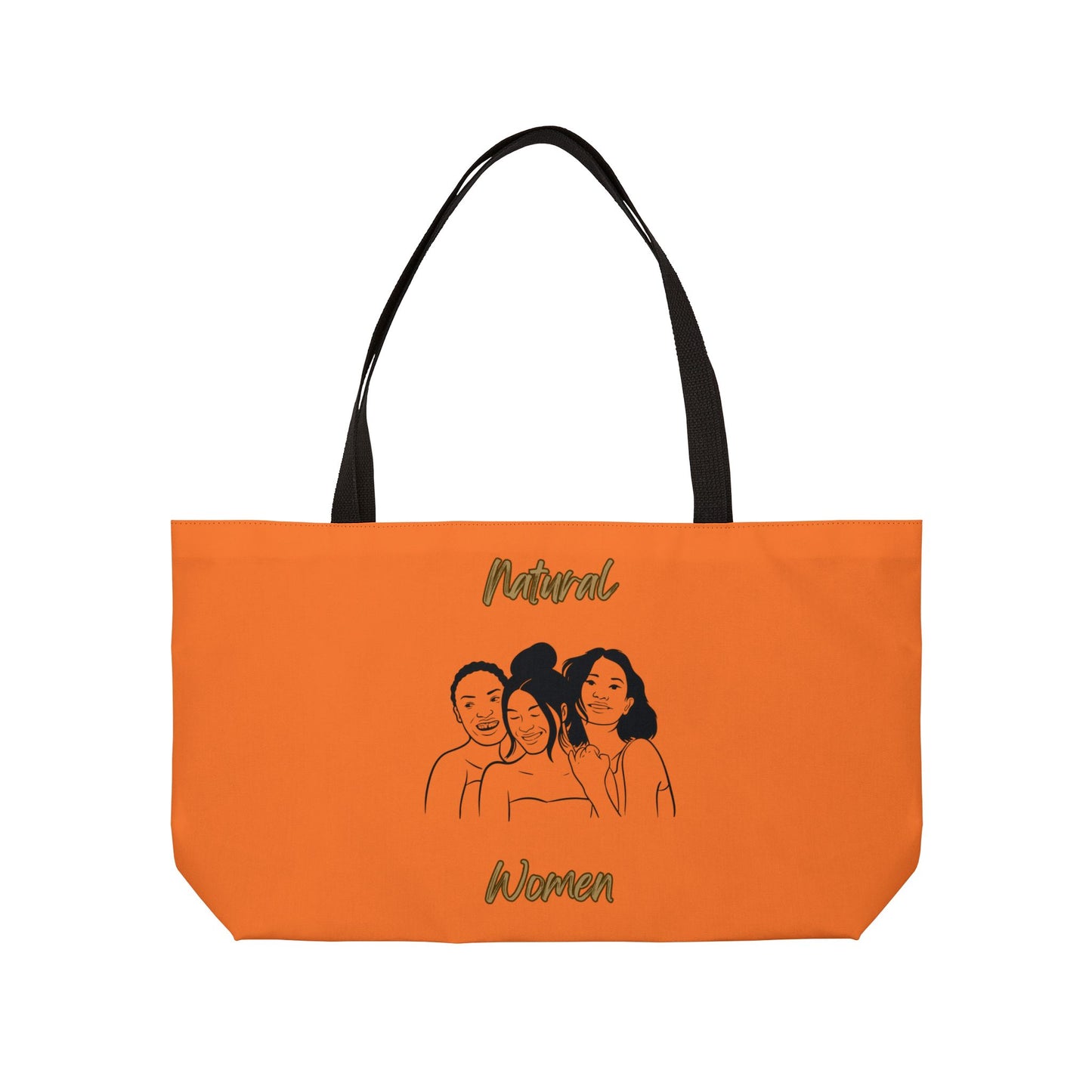 Natural Women Laughing Friends (BL) Weekender Tote Bag CRUSTA