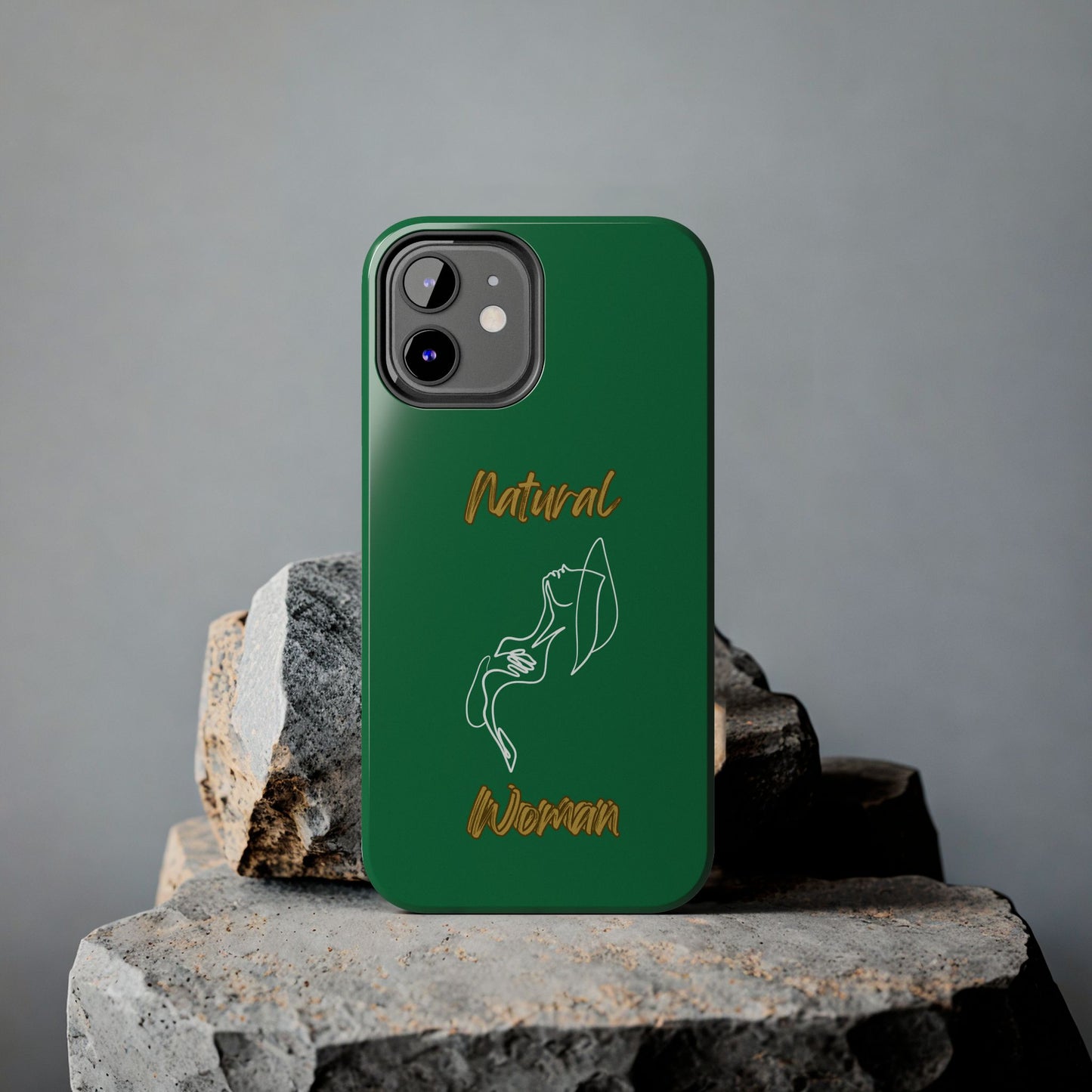 Natural Woman Free (WL)Tough Phone Cases DARK GREEN
