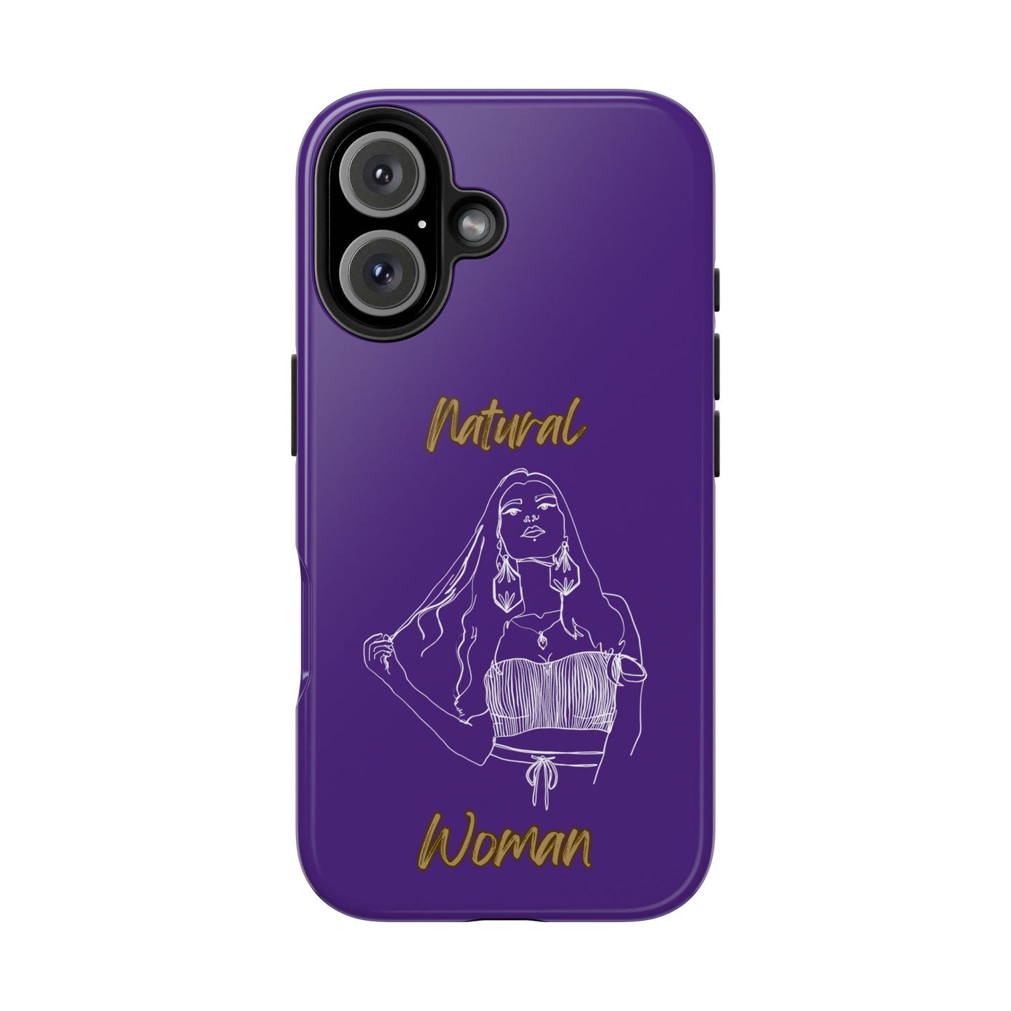 Natural Woman Thinking (WL)Tough Phone Cases PURPLE
