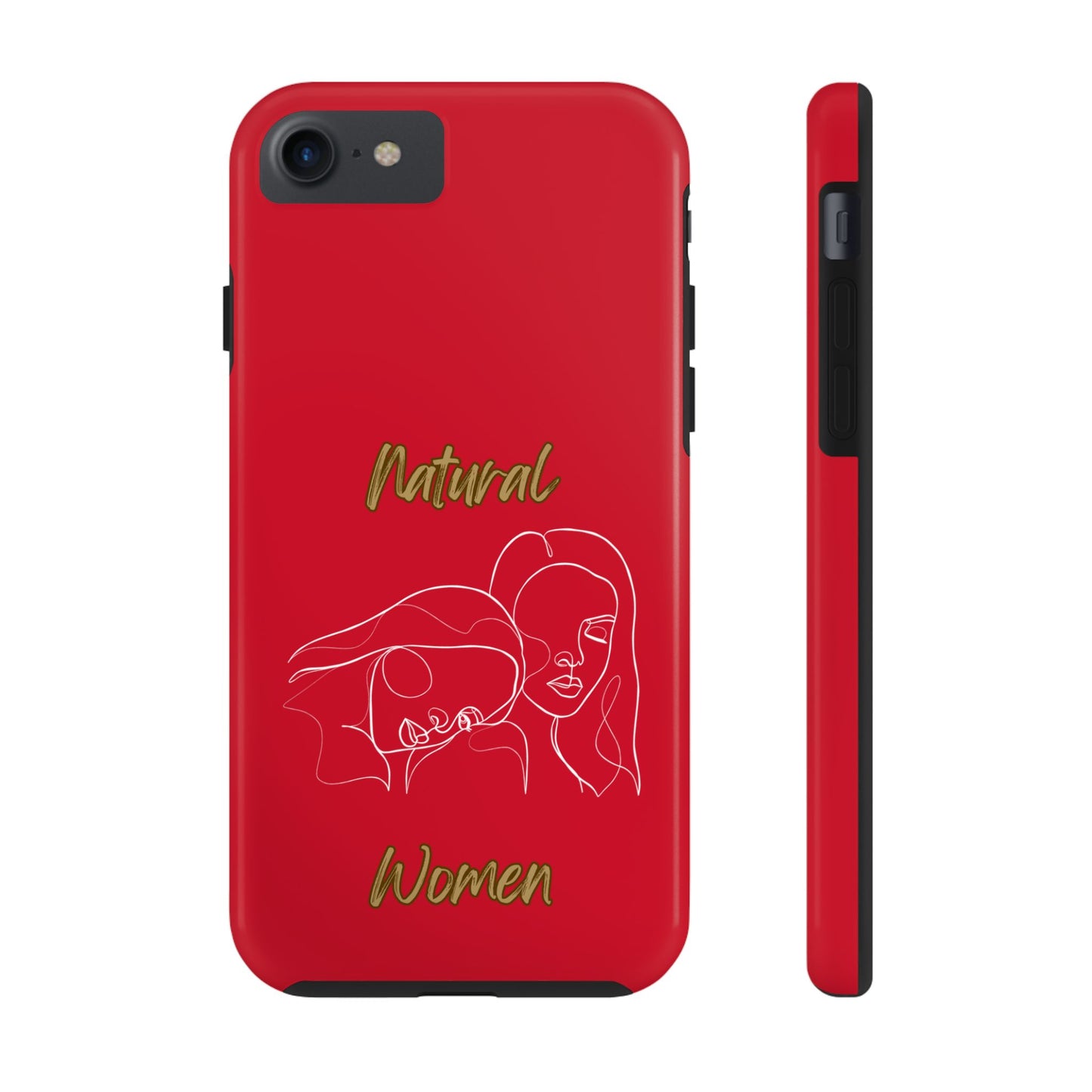 Natural Woman Sisters (WL)Tough Phone Cases DARK RED