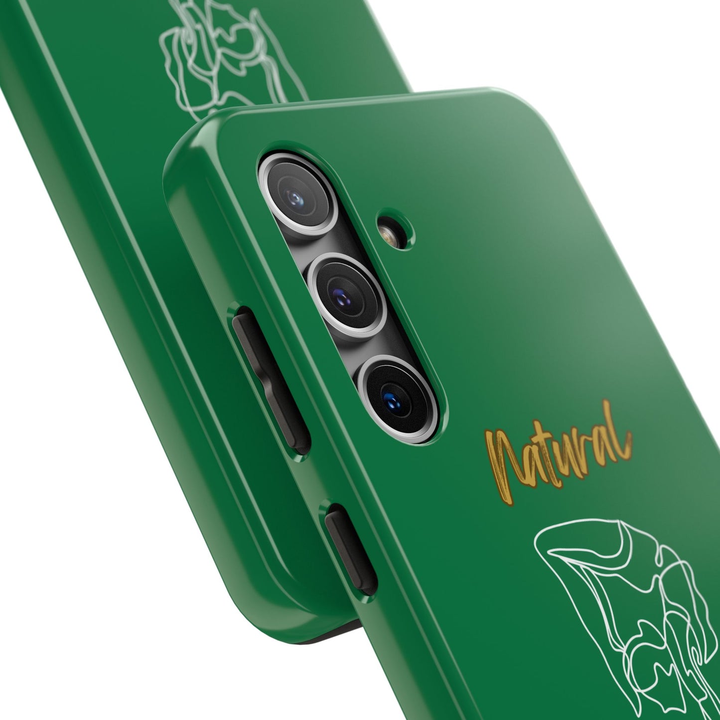 Natural Woman Flexible (WL)Tough Phone Cases DARK GREEN