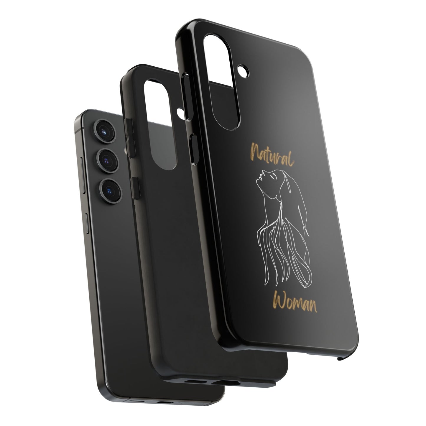 Natural Woman Appreciation (WL)Tough Phone Cases BLACK