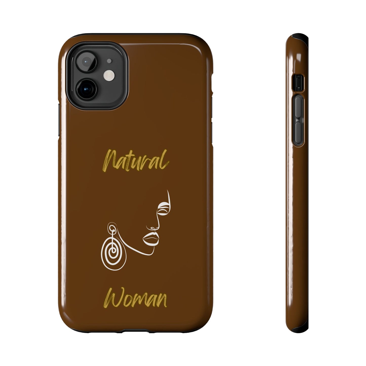 Natural Woman Music In My Soul (WL)Tough Phone Cases BROWN