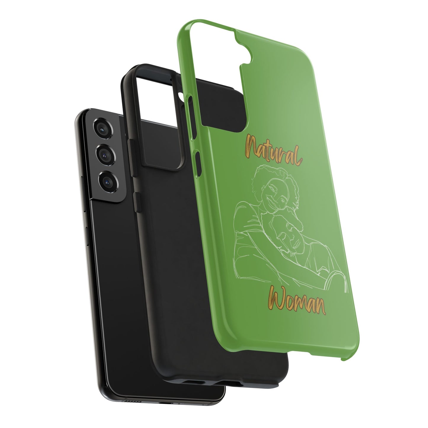 Natural Woman Loving Embrace (WL)Tough Phone Cases GREEN