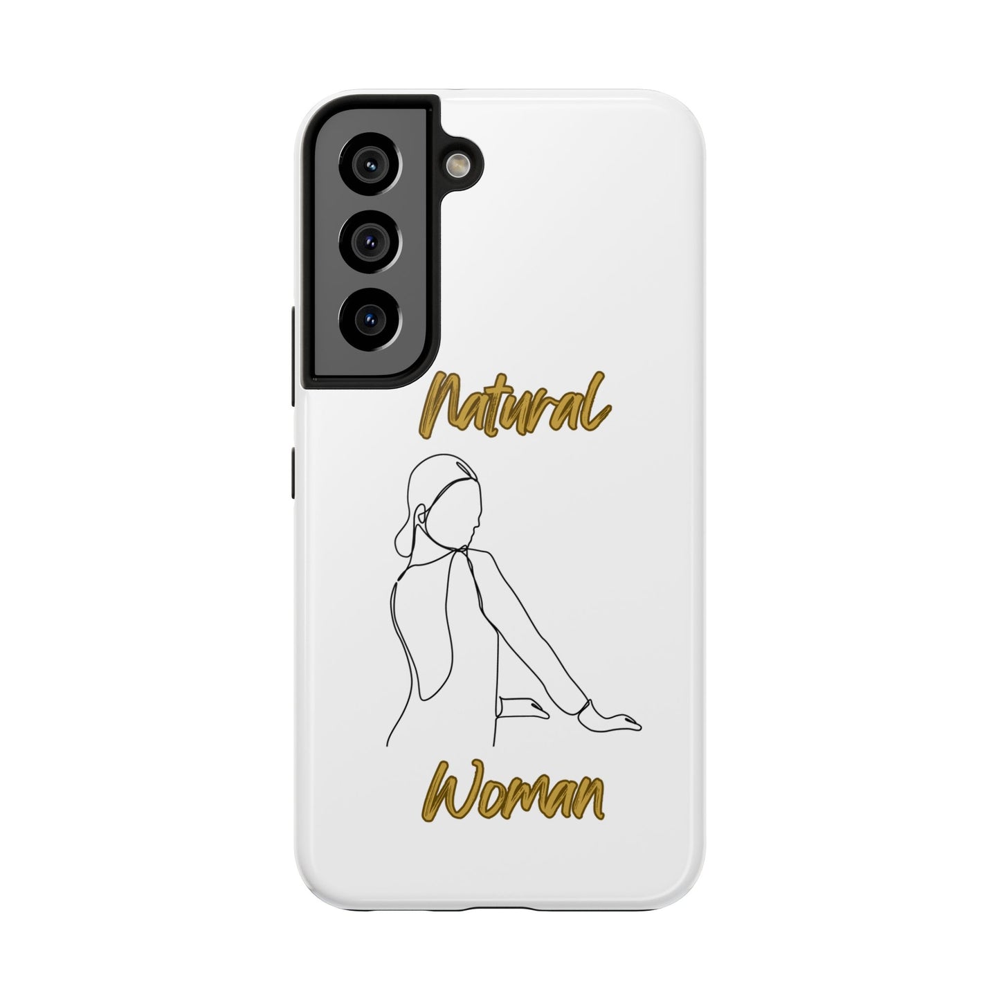 Natural Woman Hands Free (BL)Tough Phone Cases WHITE