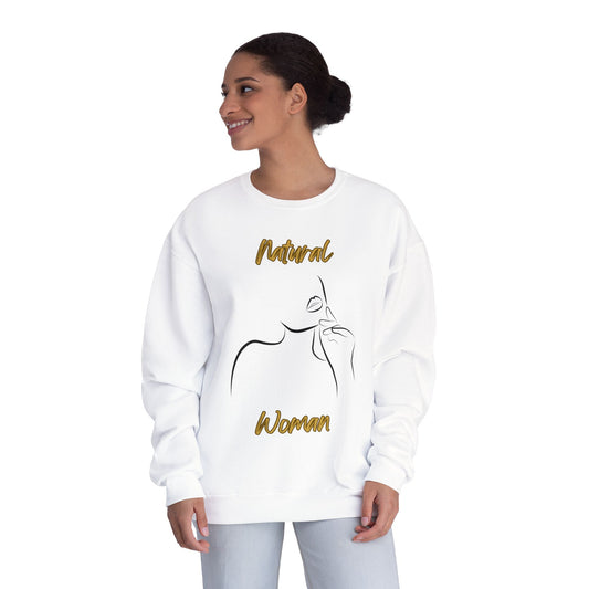 Natural Woman Chin Up (BL) Crewneck Sweatshirt