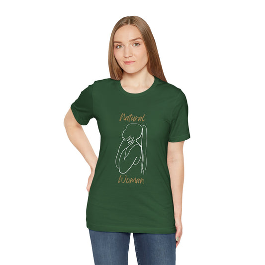 Natural Woman Ponytail (WL) Short Sleeve T-Shirt