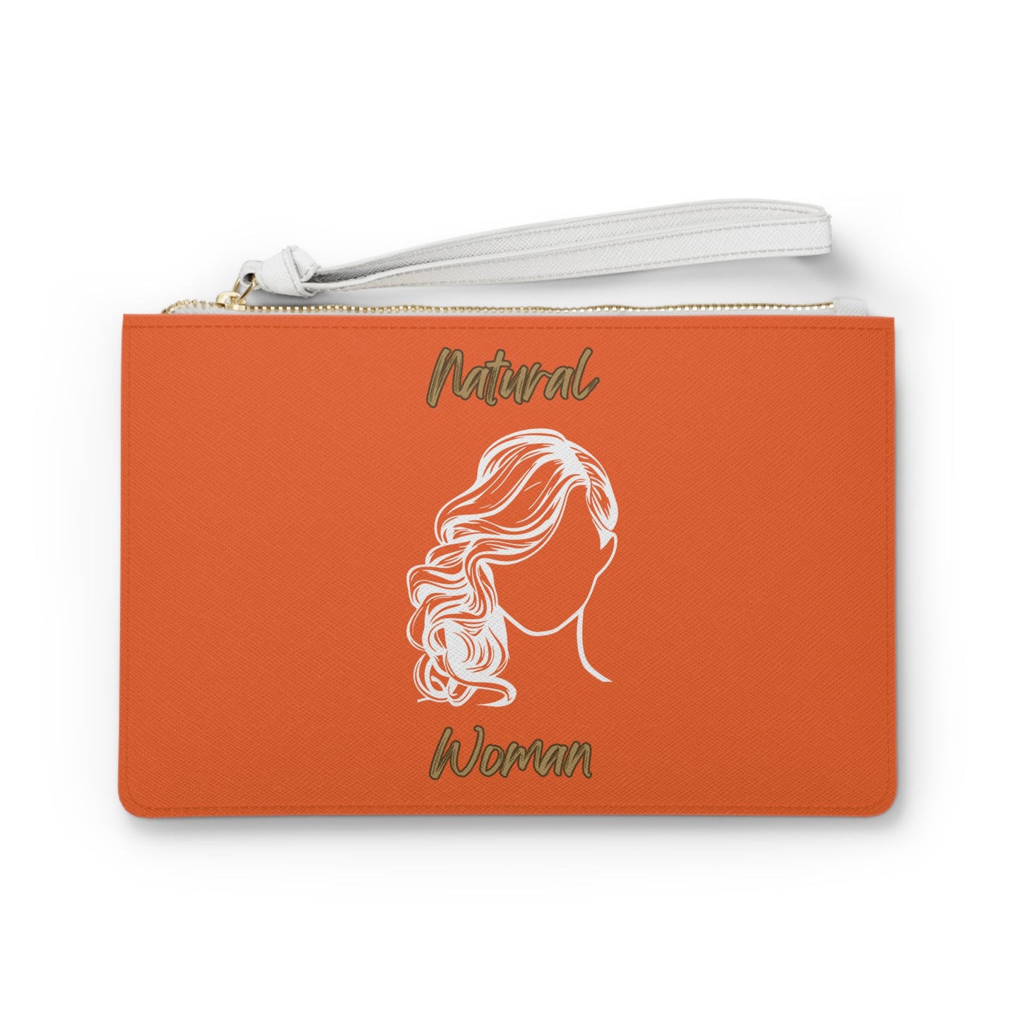 Natural Woman Long Curl (WL) Clutch Bag ORANGE