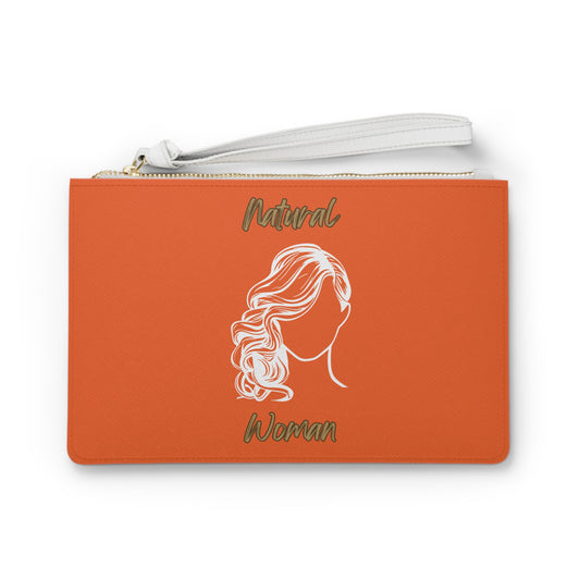 Natural Woman Long Curl (WL) Clutch Bag ORANGE