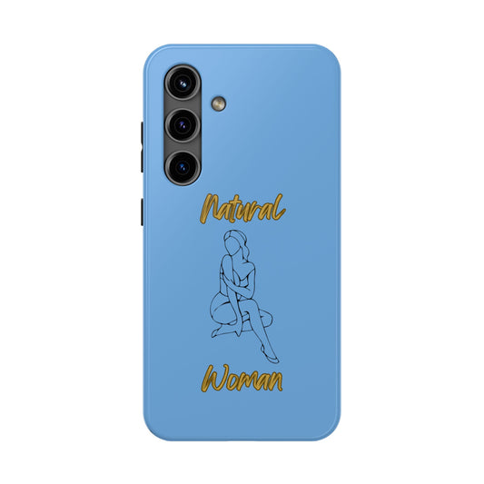 Natural Woman Shoulder Action (BL)Tough Phone Cases LIGHT BLUE