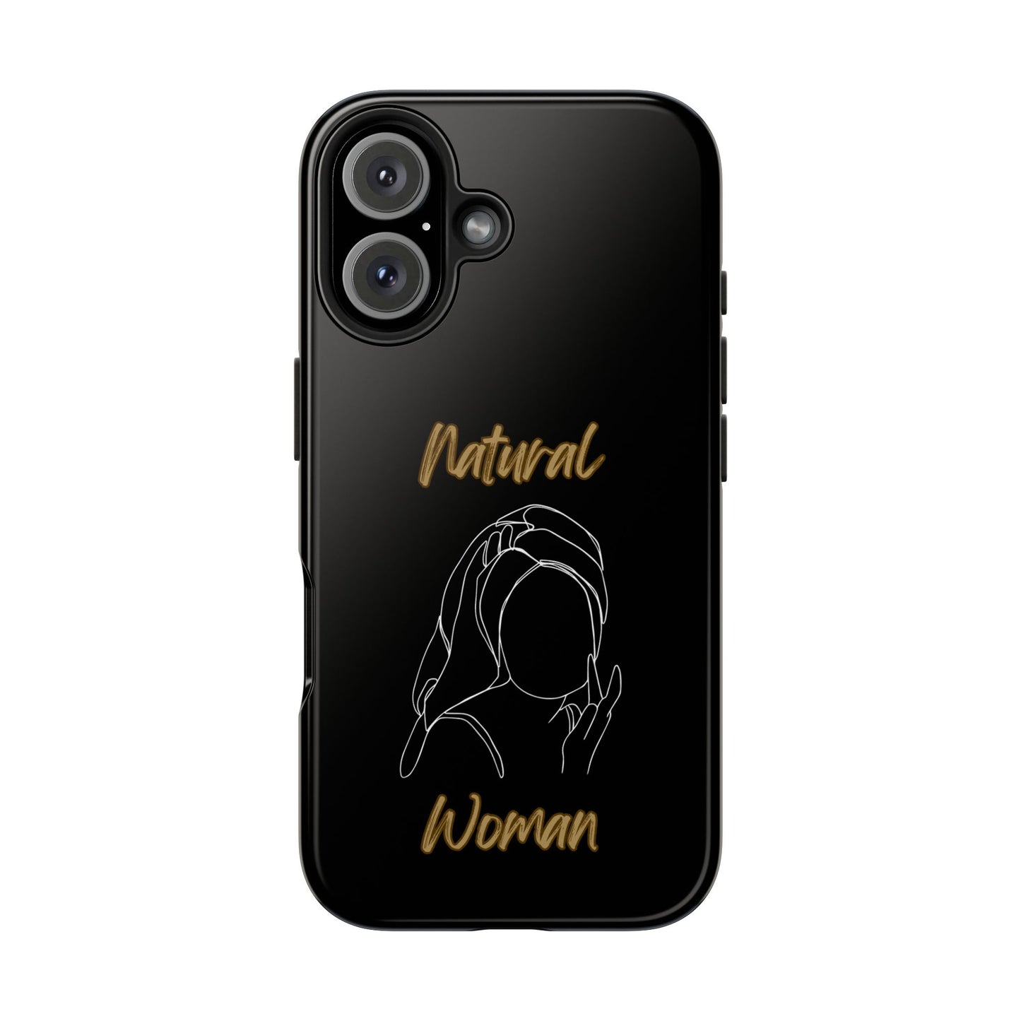 Natural Woman Towel Wrapped (WL)Tough Phone Cases BLACK
