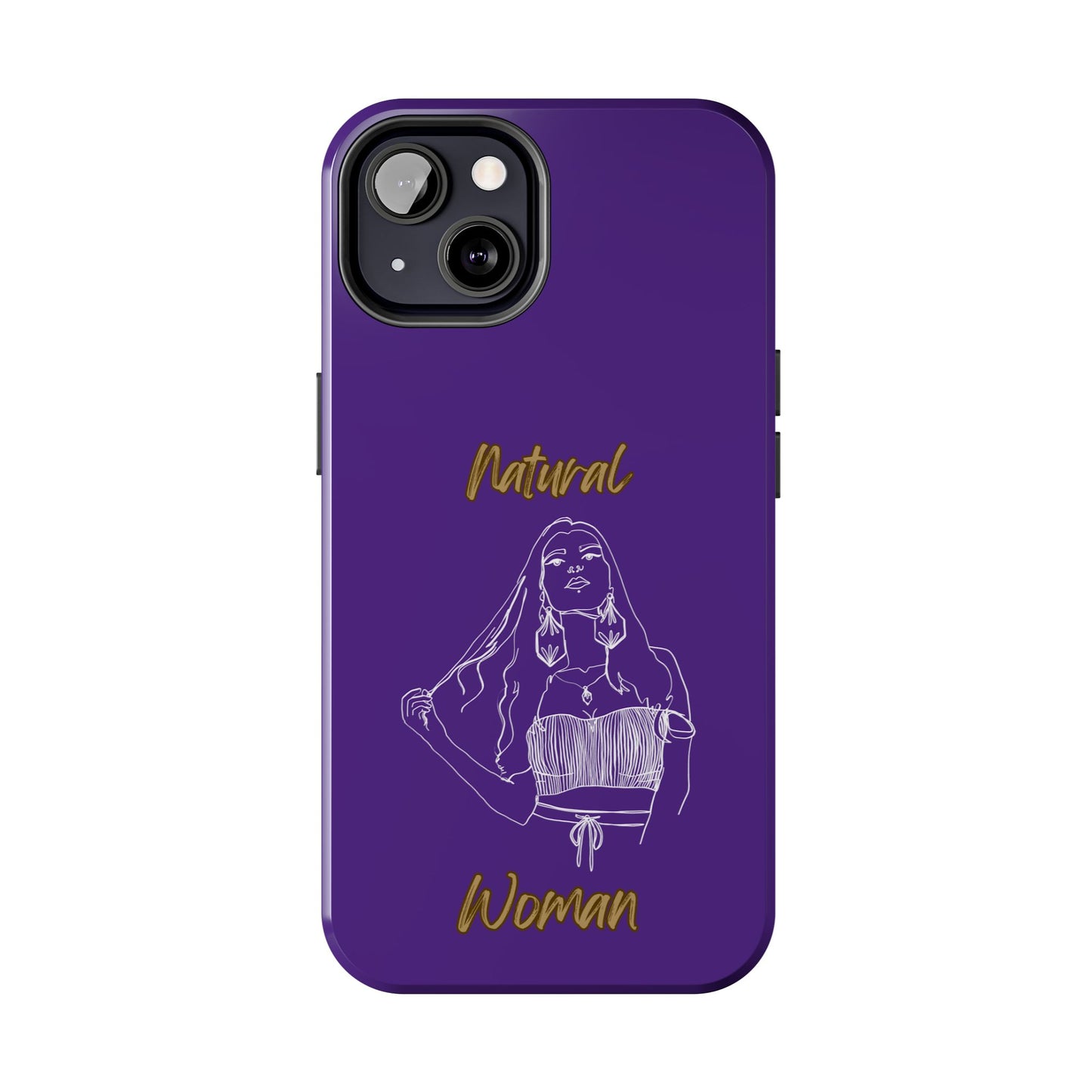 Natural Woman Thinking (WL)Tough Phone Cases PURPLE