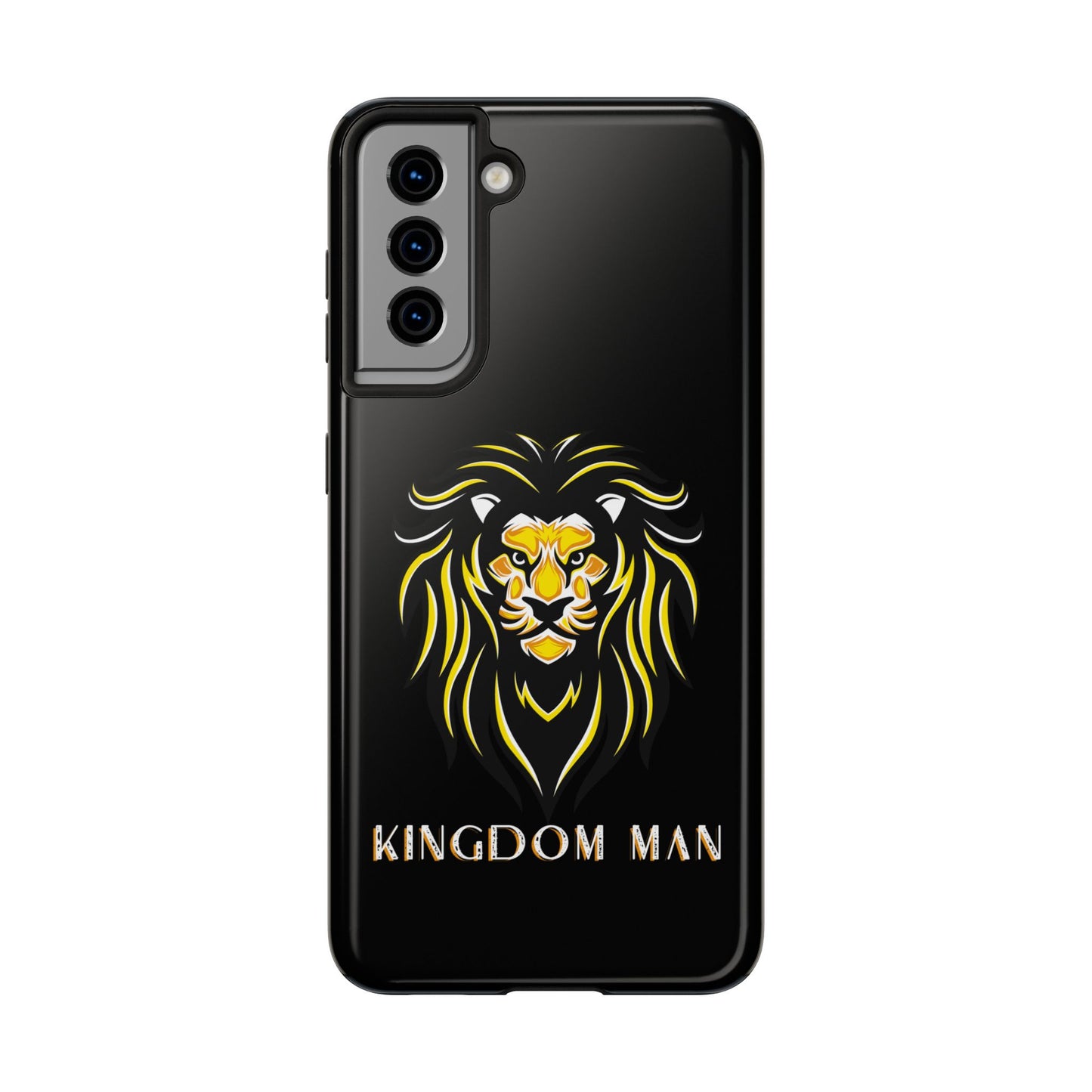 Kingdom Man (White-Gold Label) Tough Phone Case BLACK