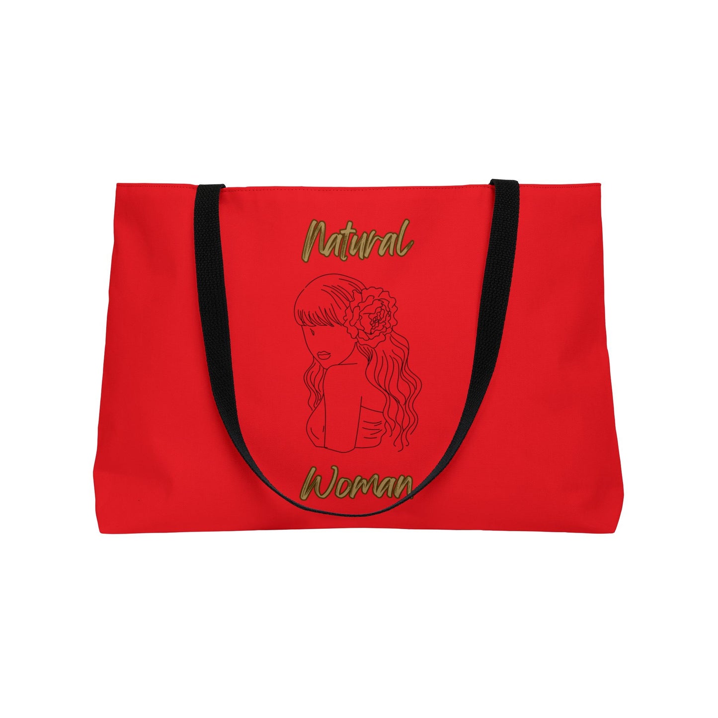 Natural Woman Newness (BL) Weekender Tote Bag RED