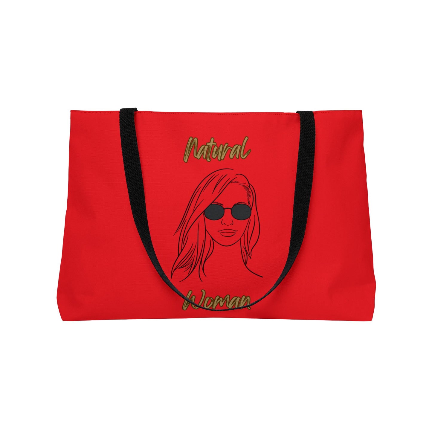 Natural Woman Shades (BL) Weekender Tote Bag RED