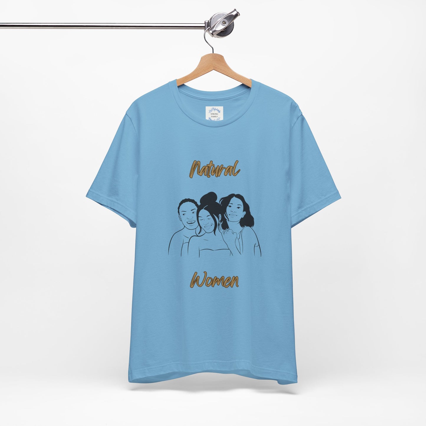 Natural Woman Laughing Friends (BL) Short Sleeve T-Shirt