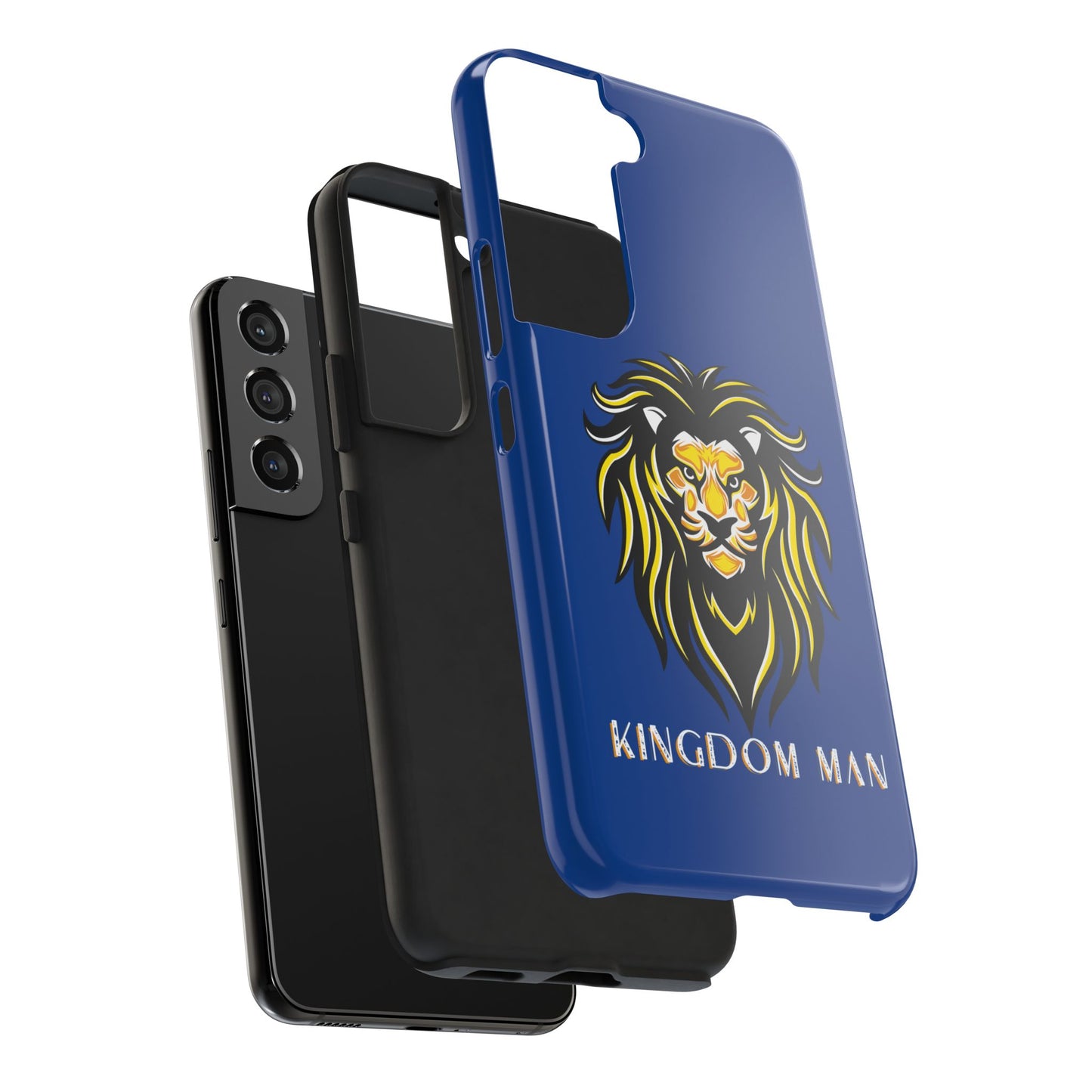 Kingdom Man (White-Gold Label) Tough Phone Case DARK BLUE