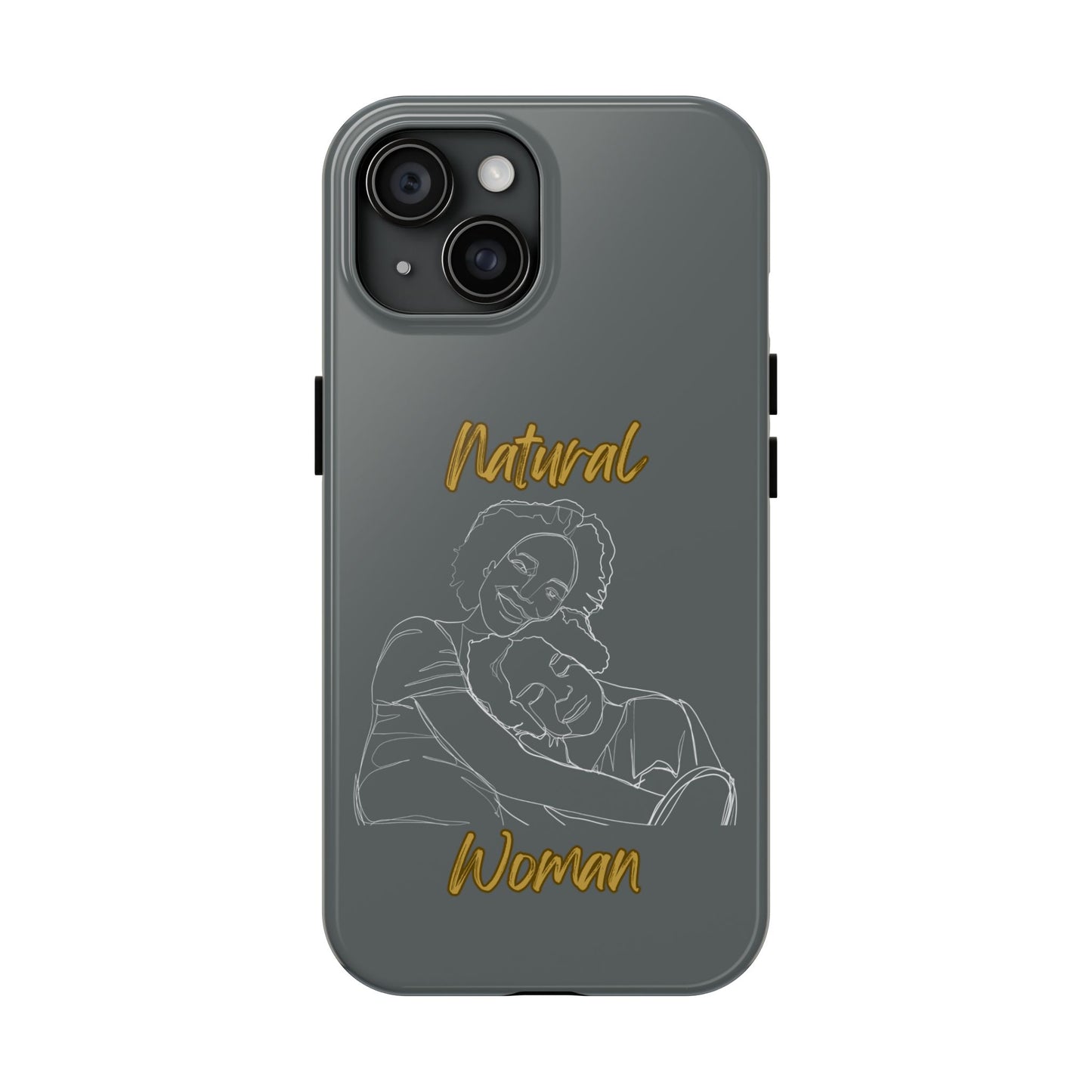 Natural Woman Loving Embrace (WL)Tough Phone Cases DARK GREY