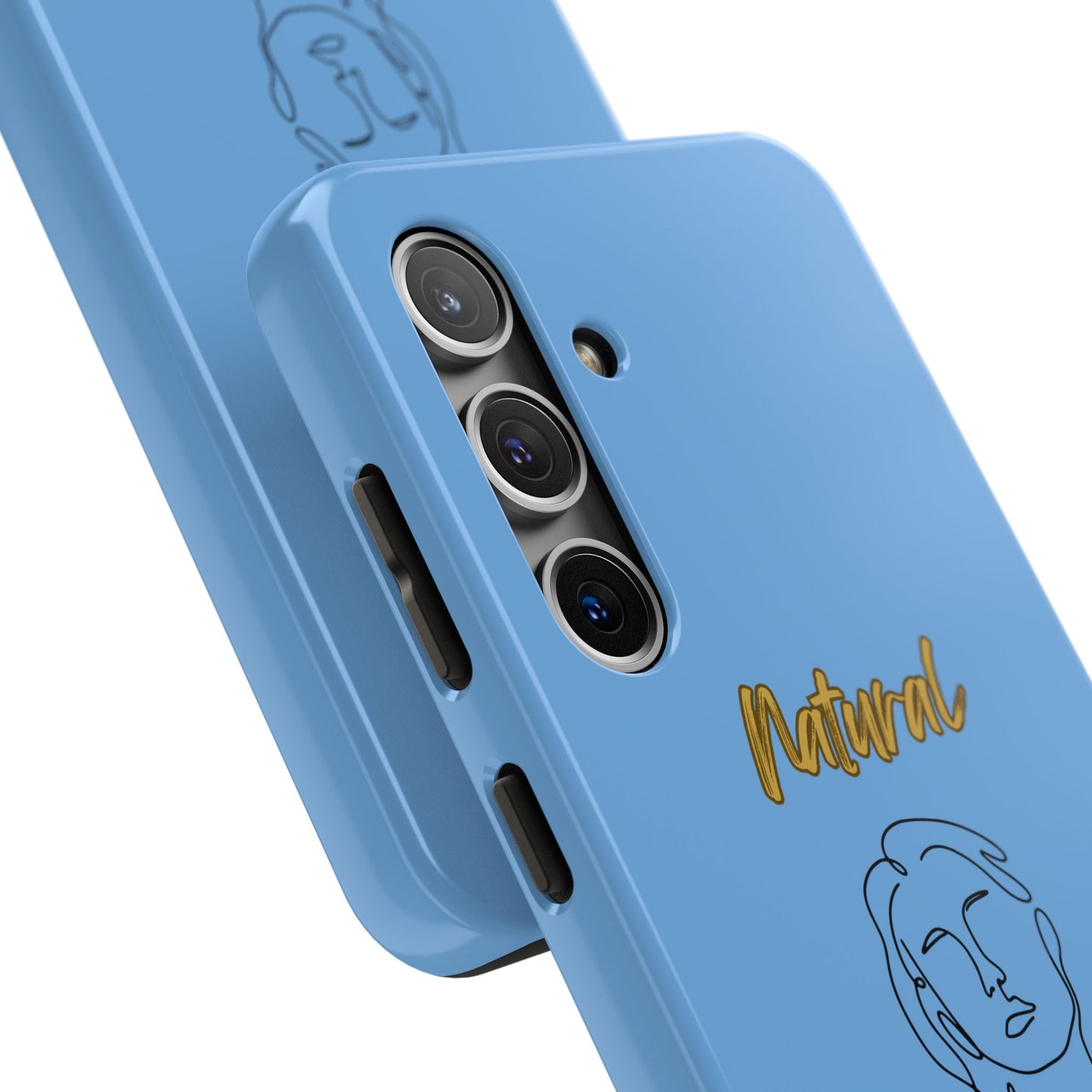 Natural Woman Hello (BL)Tough Phone Cases LIGHT BLUE