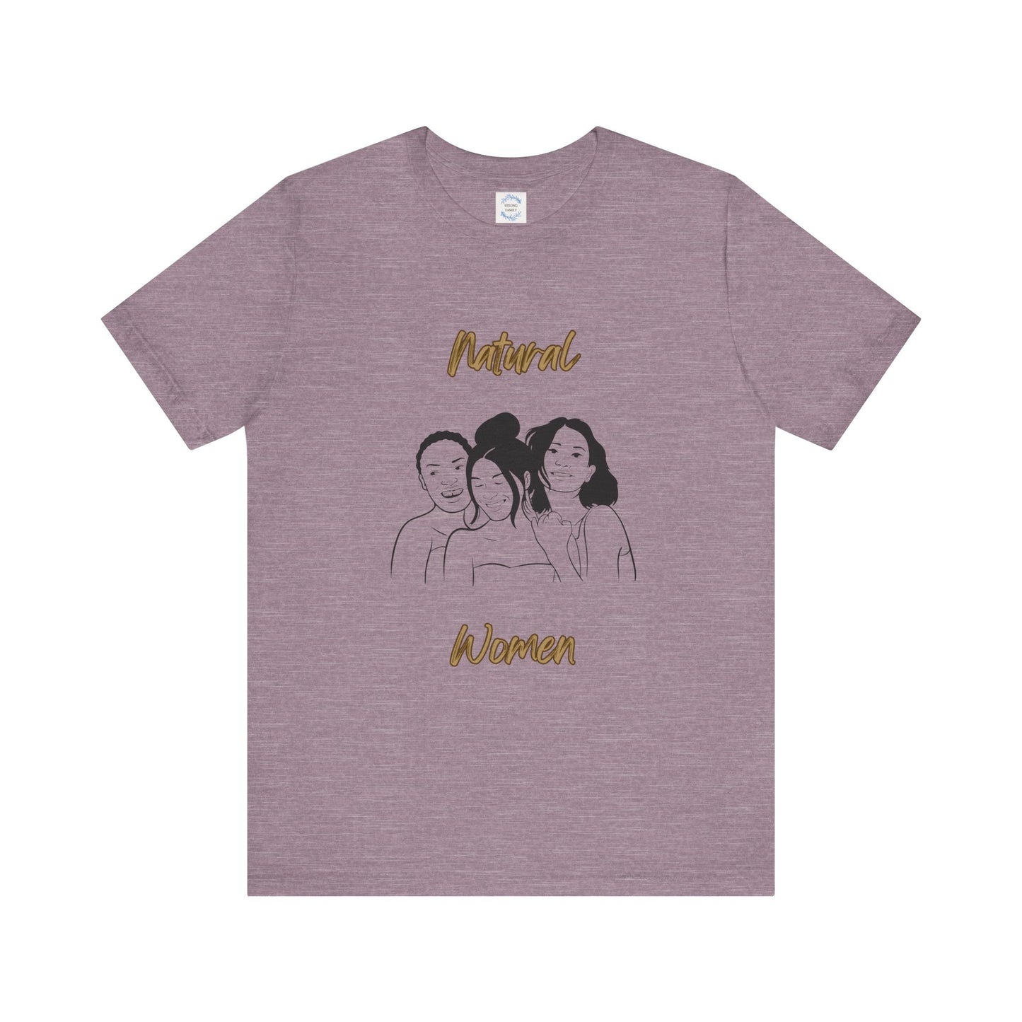 Natural Woman Laughing Friends (BL) Short Sleeve T-Shirt