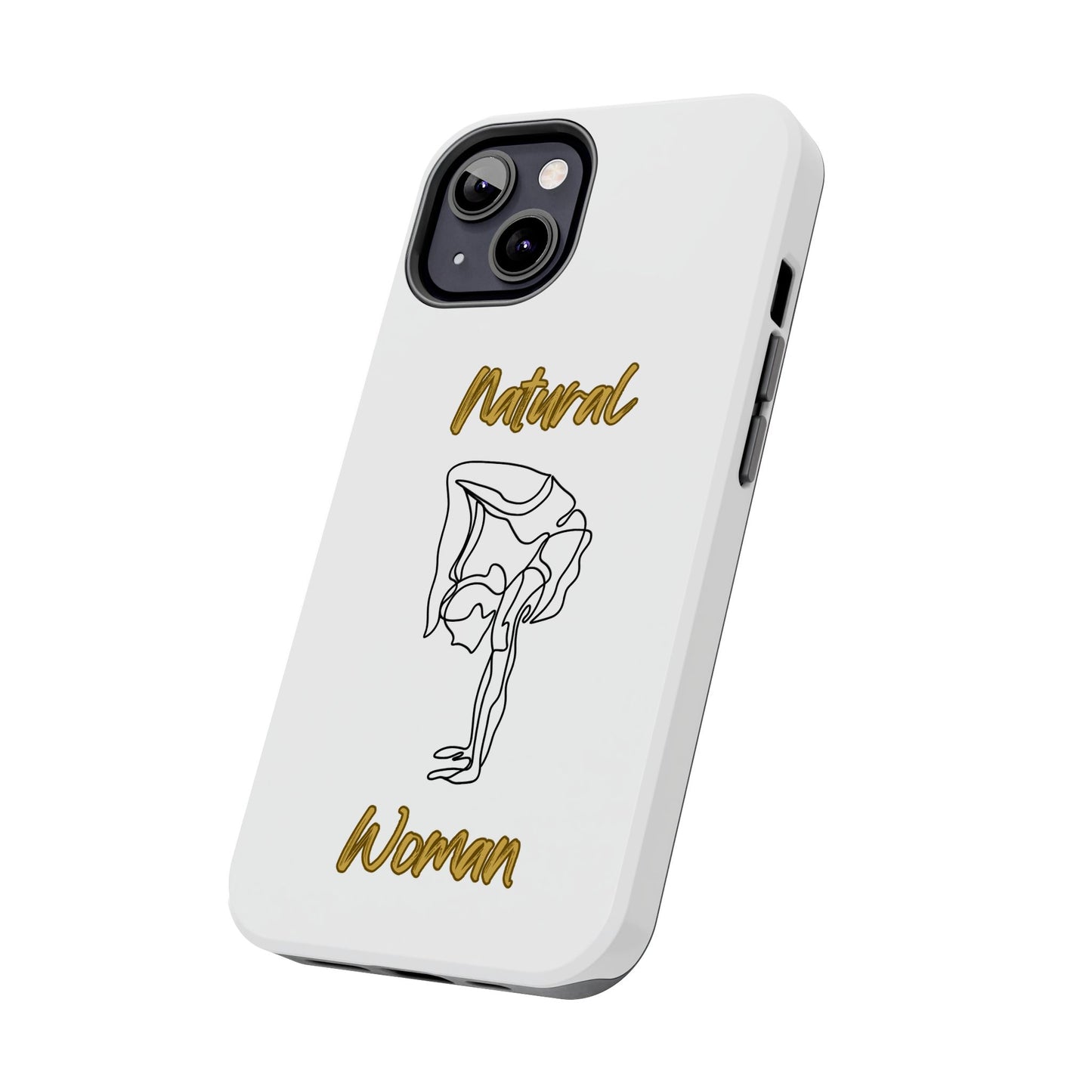 Natural Woman Flexible (BL)Tough Phone Cases WHITE