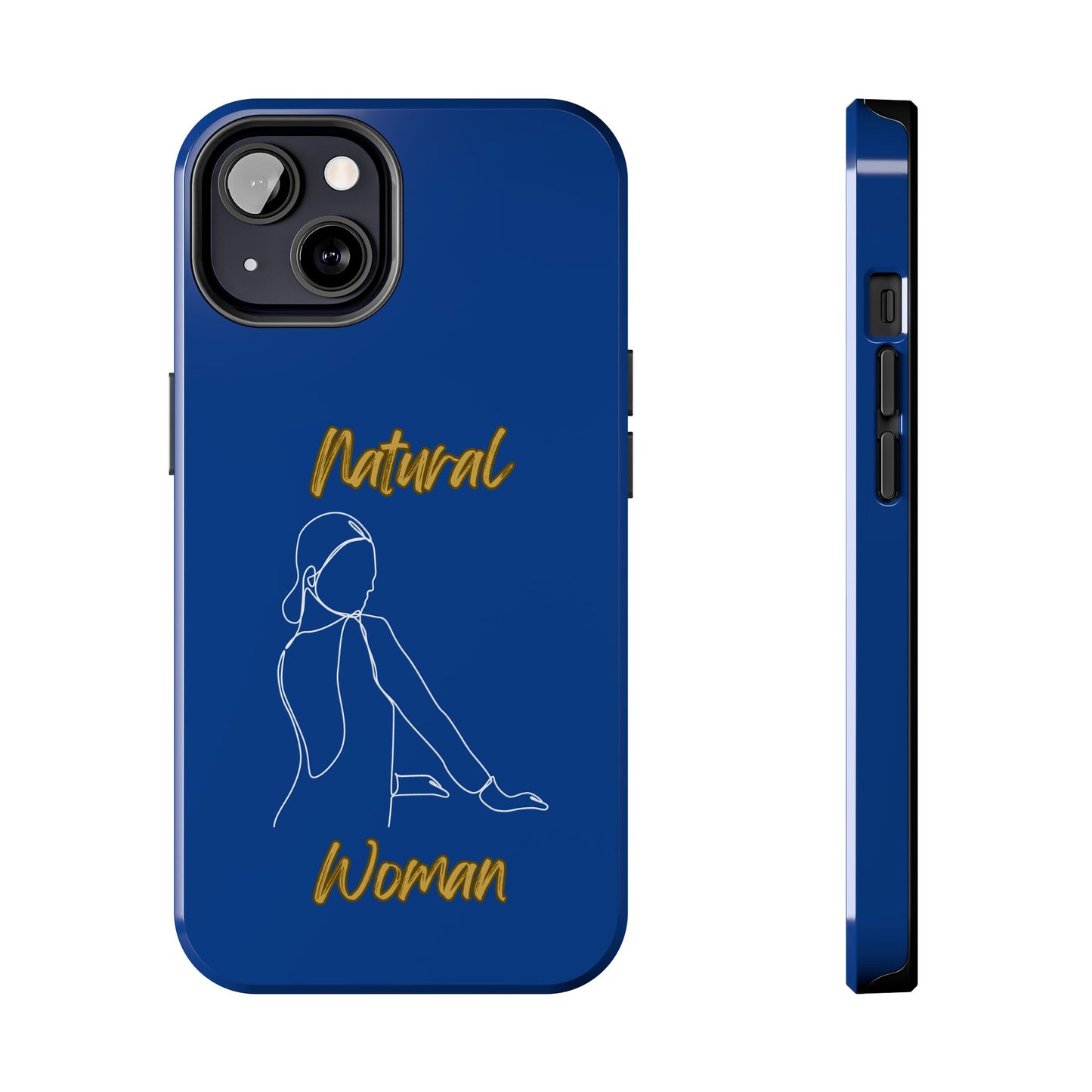 Natural Woman Hands Free (WL)Tough Phone Cases DARK BLUE