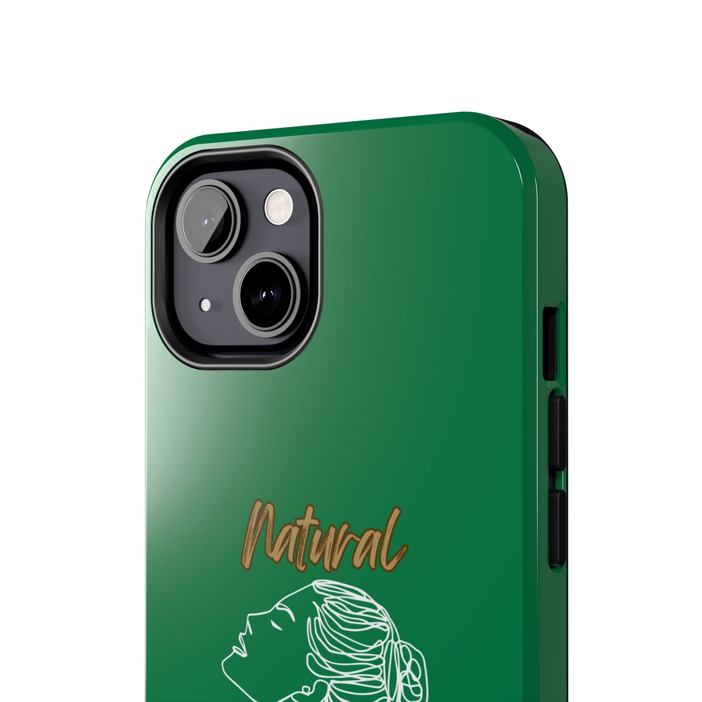 Natural Woman Wet Bun (WL) Tough Phone Cases DARK GREEN