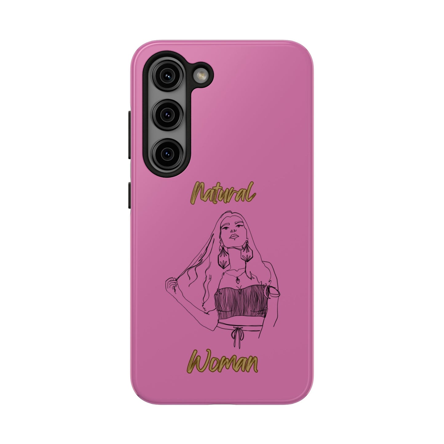 Natural Woman Thinking (BL)Tough Phone Cases LIGHT PINK